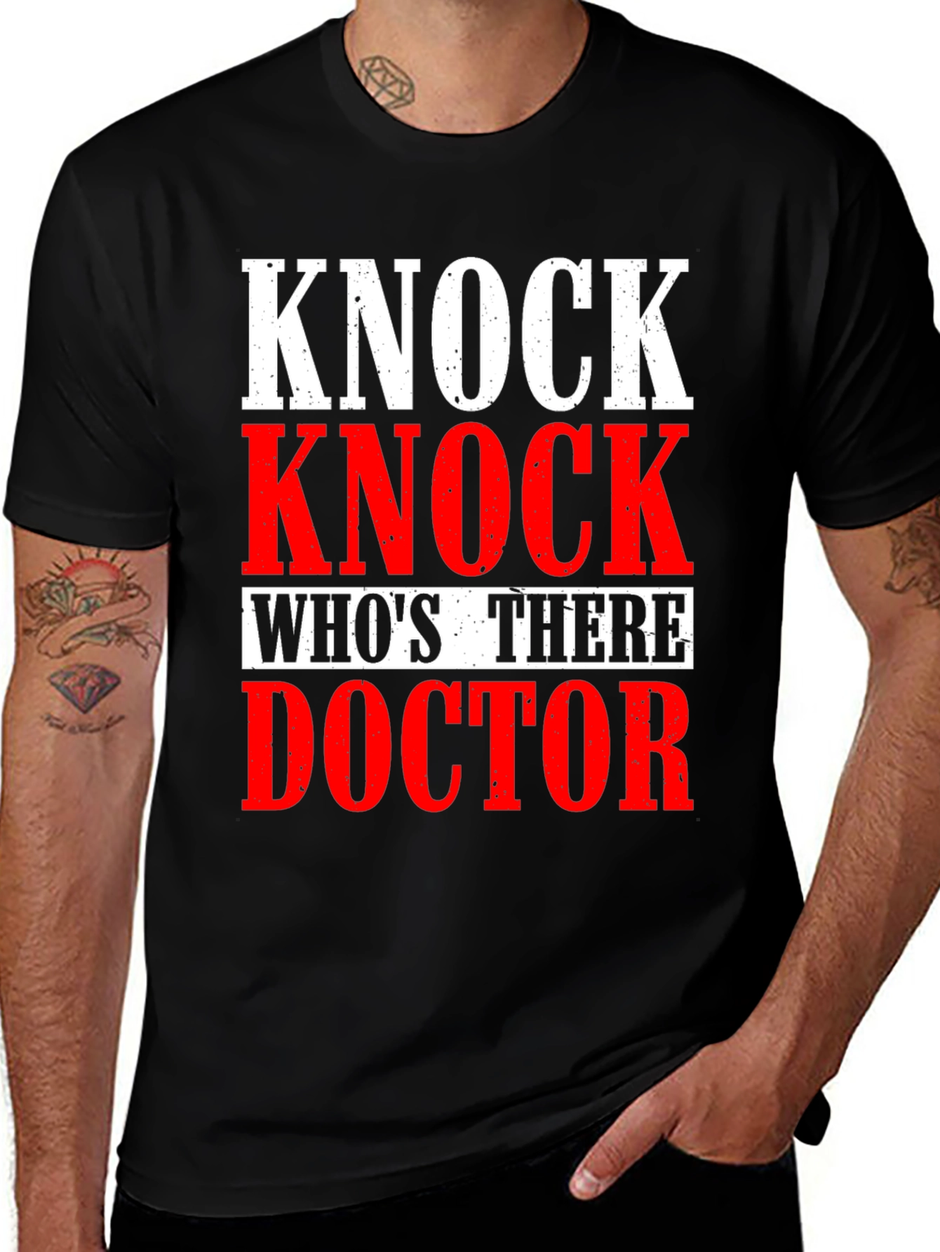 Camiseta Humorística: ¡Knock Knock! ¿Quién está ahí?