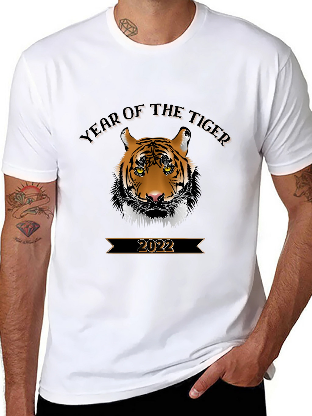 Camiseta Negra Año del Tigre 2022