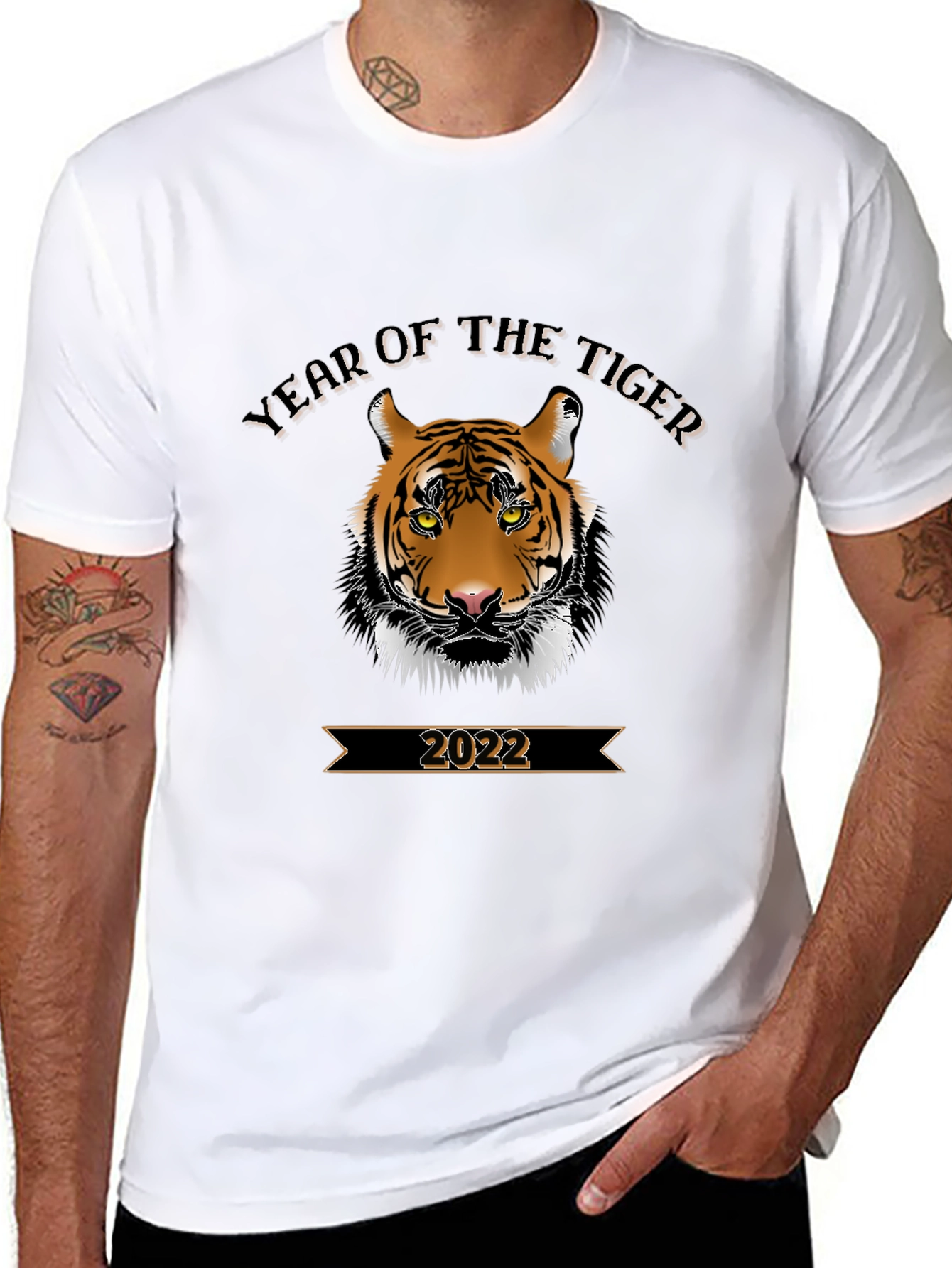 Camiseta Negra Año del Tigre 2022