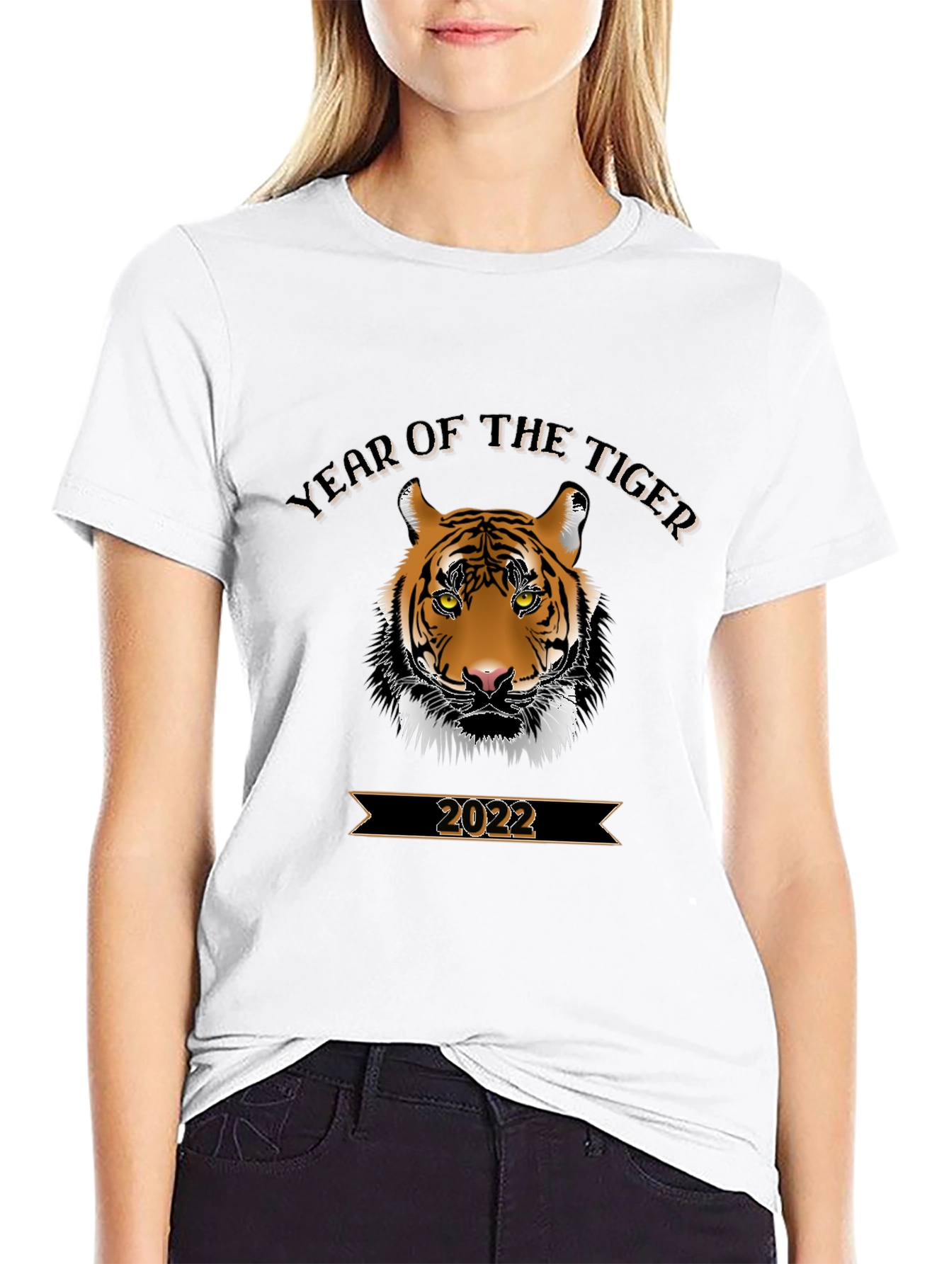Camiseta Negra Año del Tigre 2022