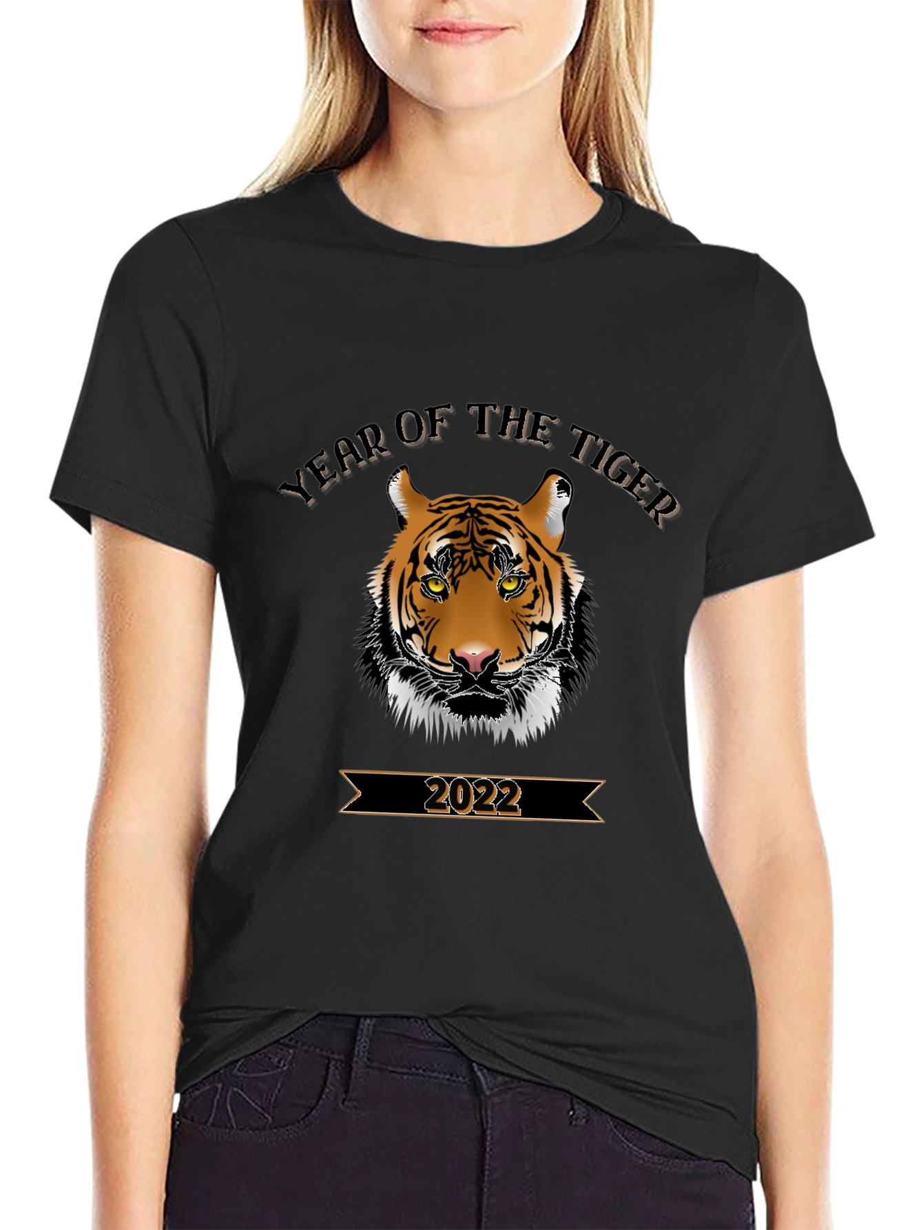 Camiseta Negra Año del Tigre 2022