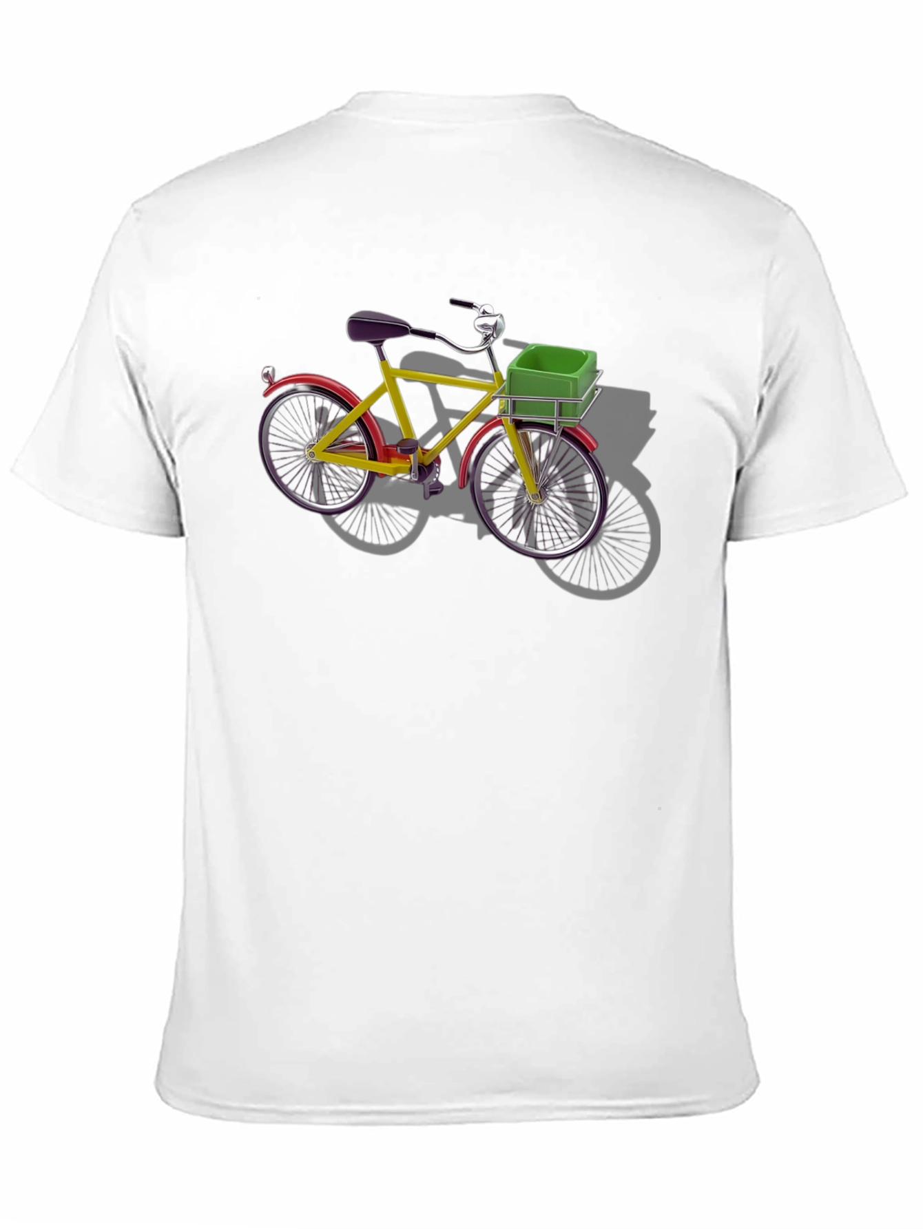 Camiseta Negra con Bicicleta Retro
