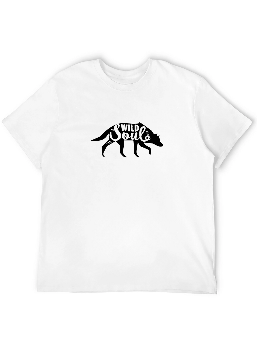 Camiseta Negra Alma Salvaje para Hombre