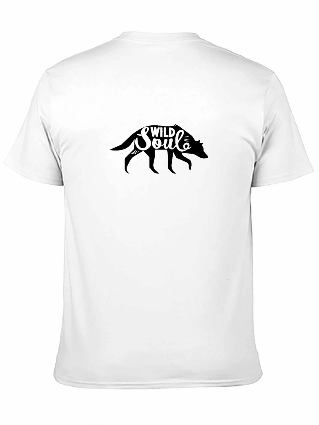 Camiseta Negra Alma Salvaje para Hombre