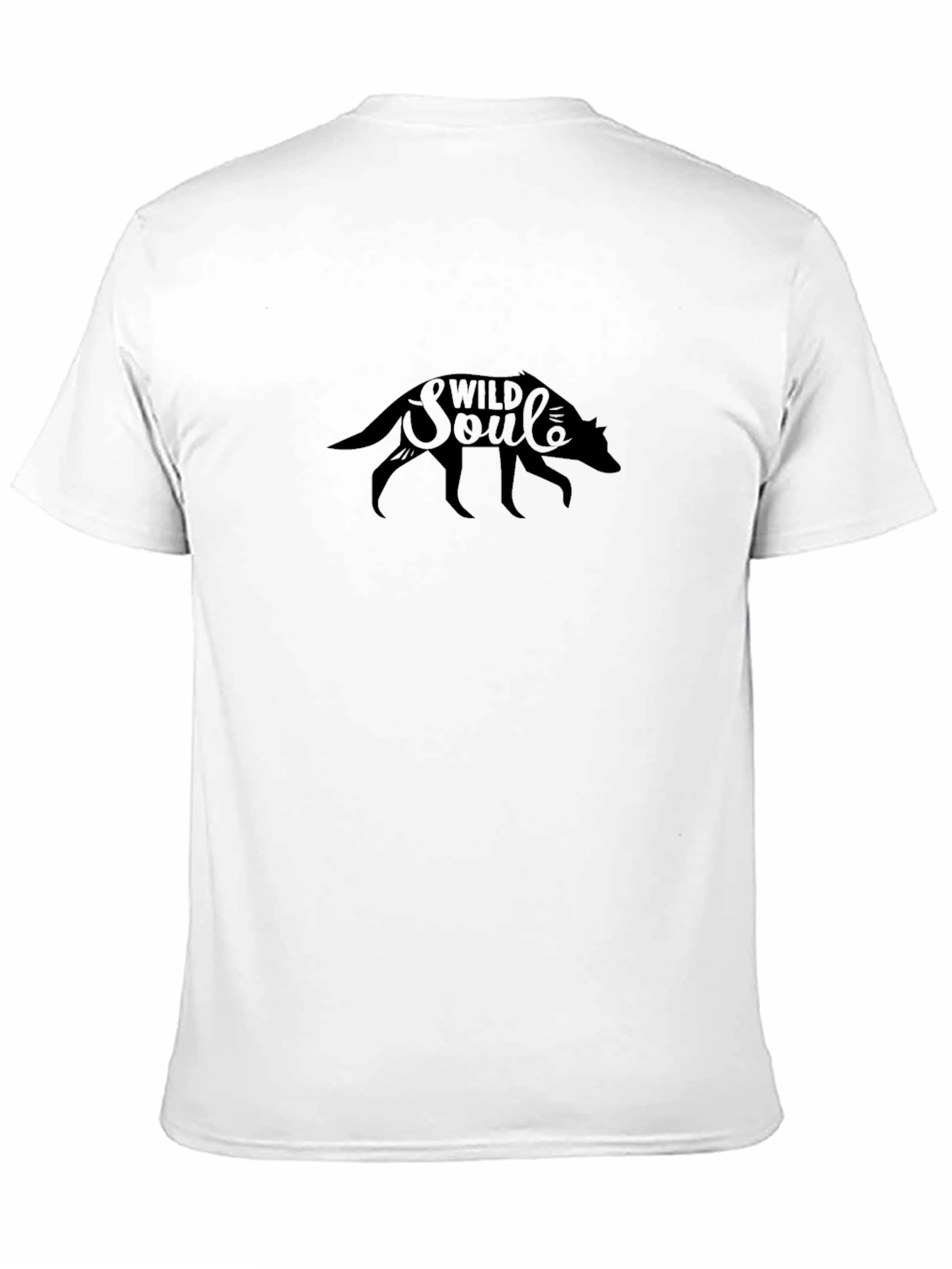 Camiseta Negra Alma Salvaje para Hombre