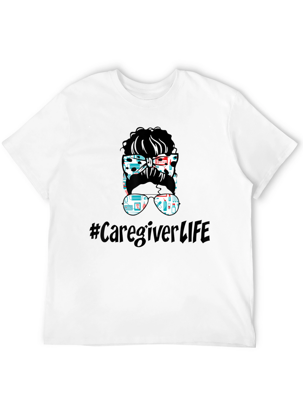 Camiseta #CaregiverLife para Cuidadores