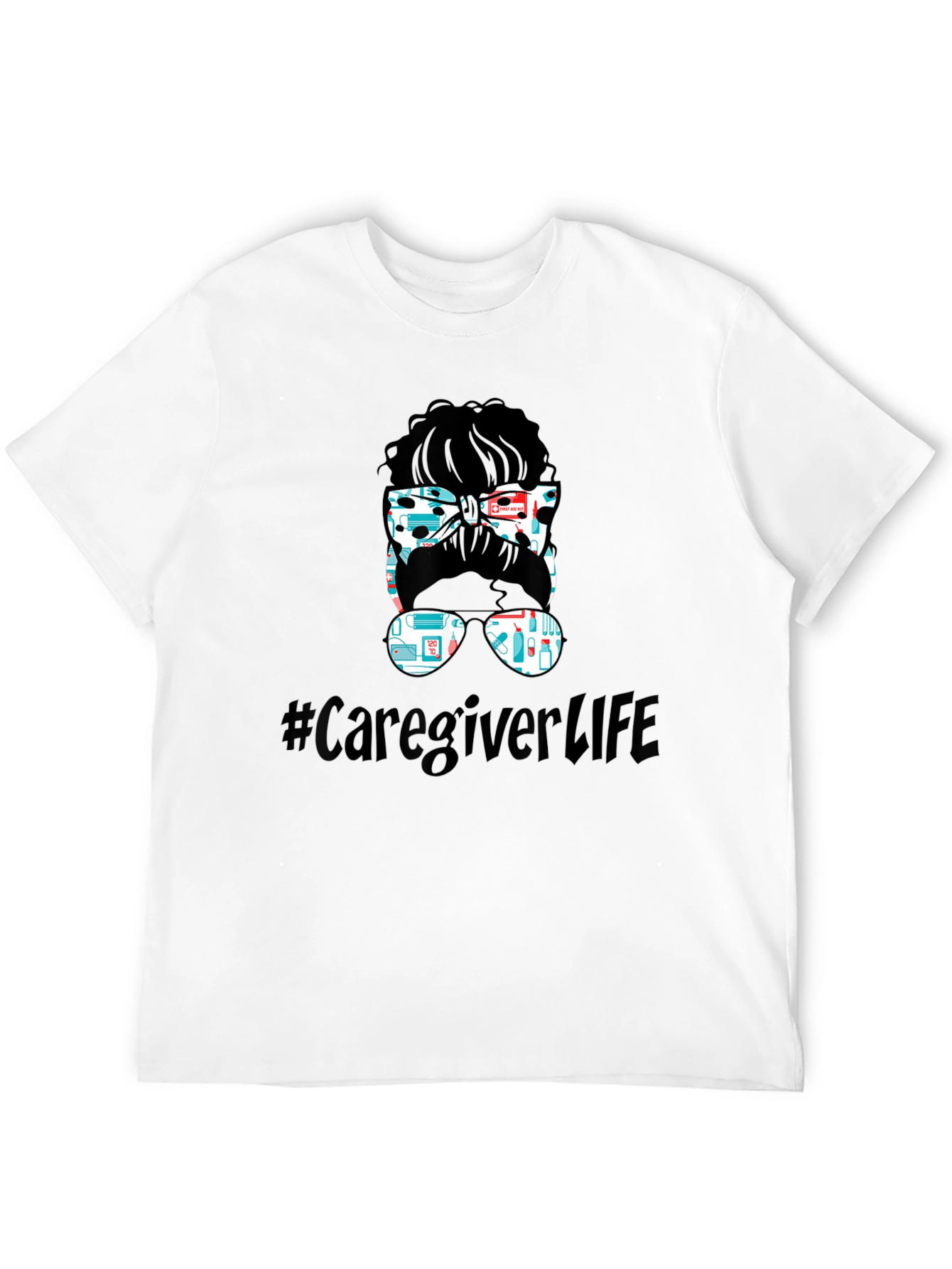 Camiseta #CaregiverLife para Cuidadores