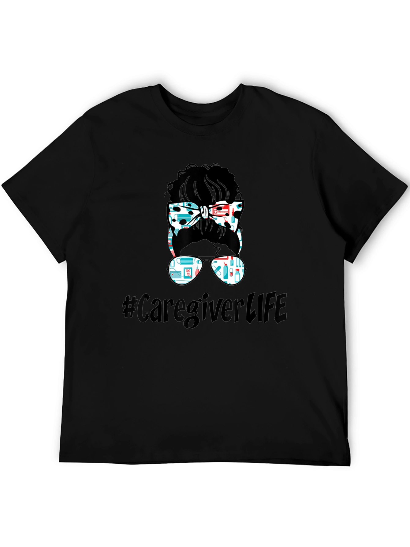 Camiseta #CaregiverLife para Cuidadores