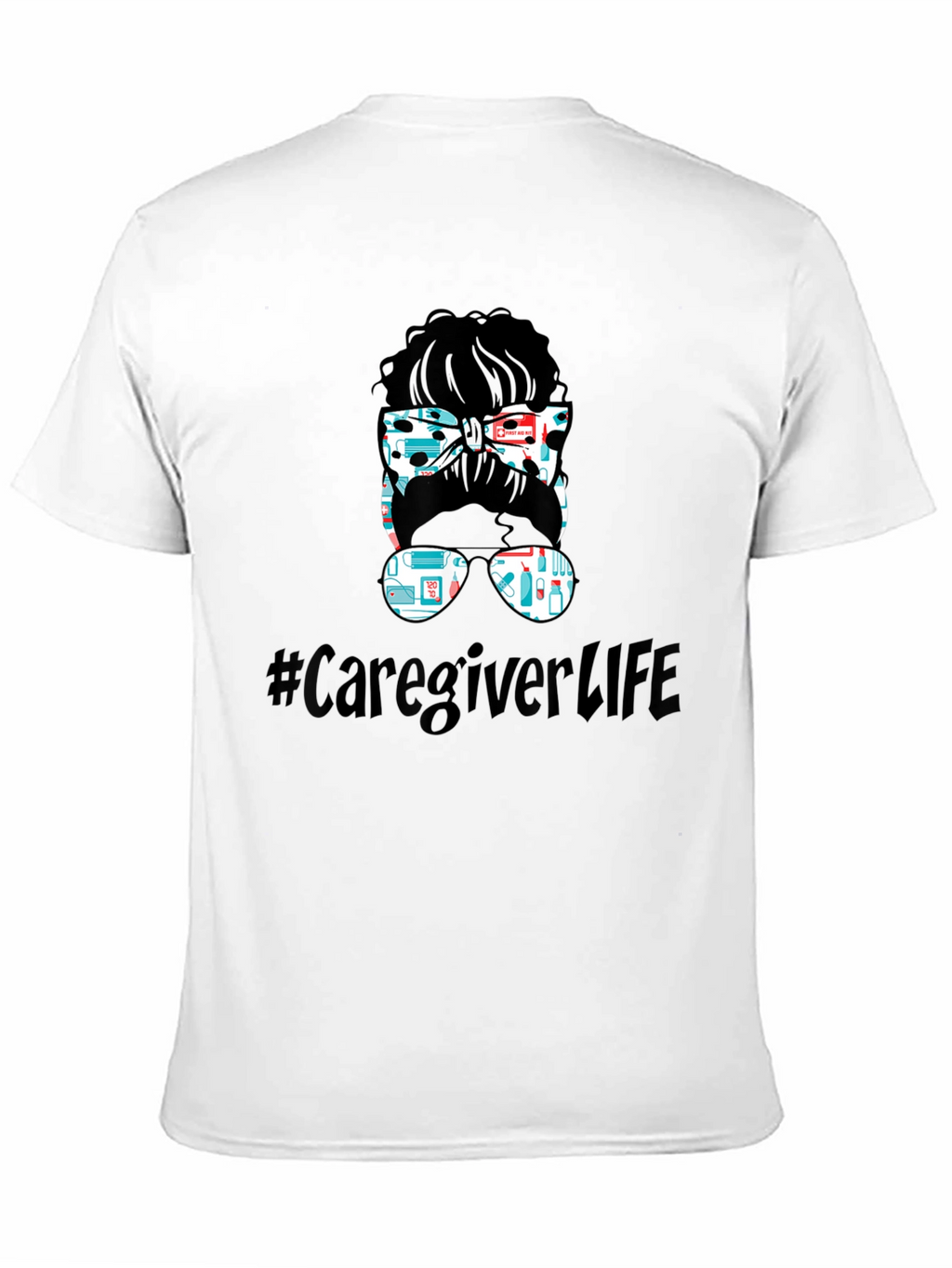 Camiseta #CaregiverLife para Cuidadores