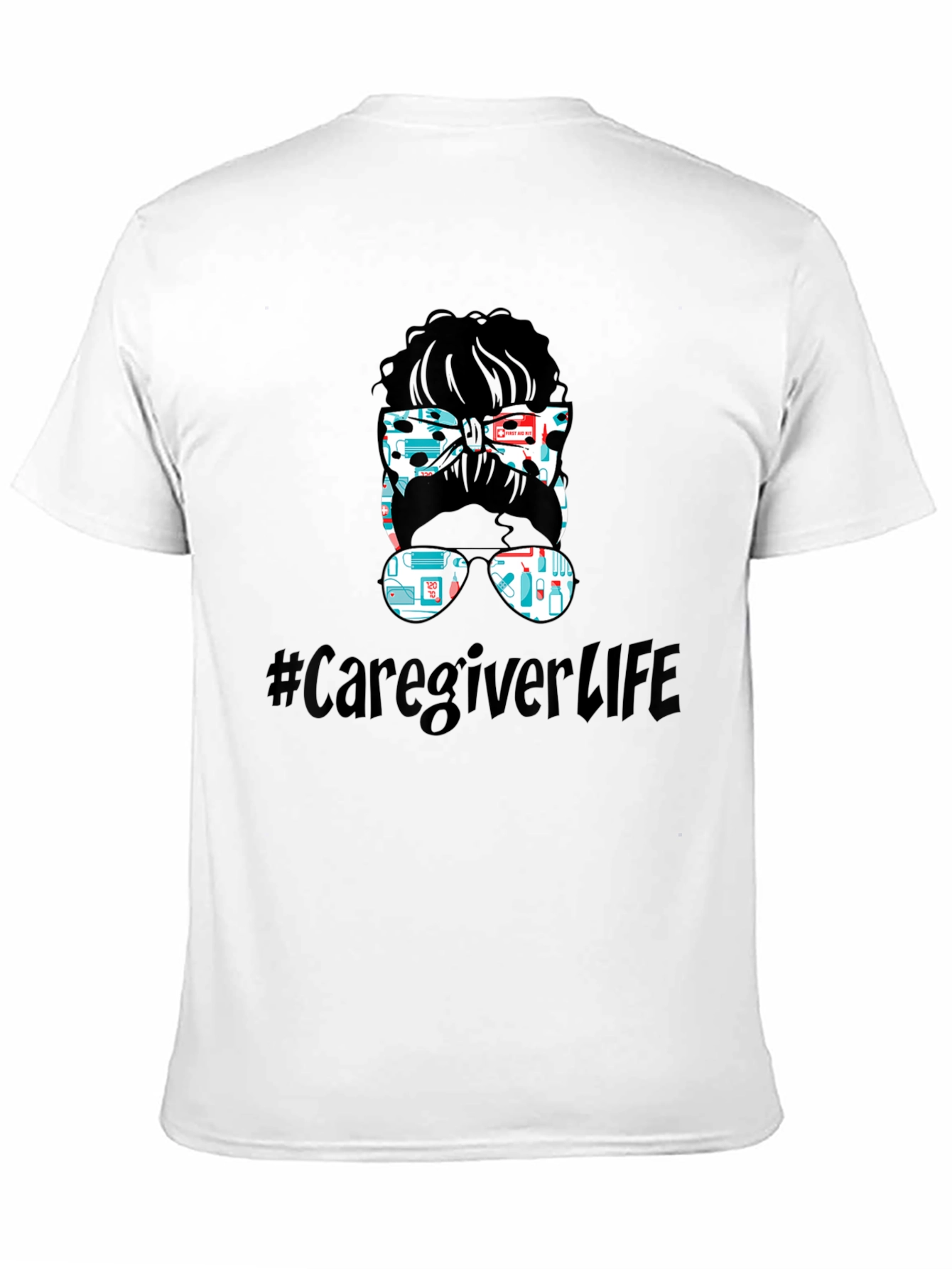 Camiseta #CaregiverLife para Cuidadores