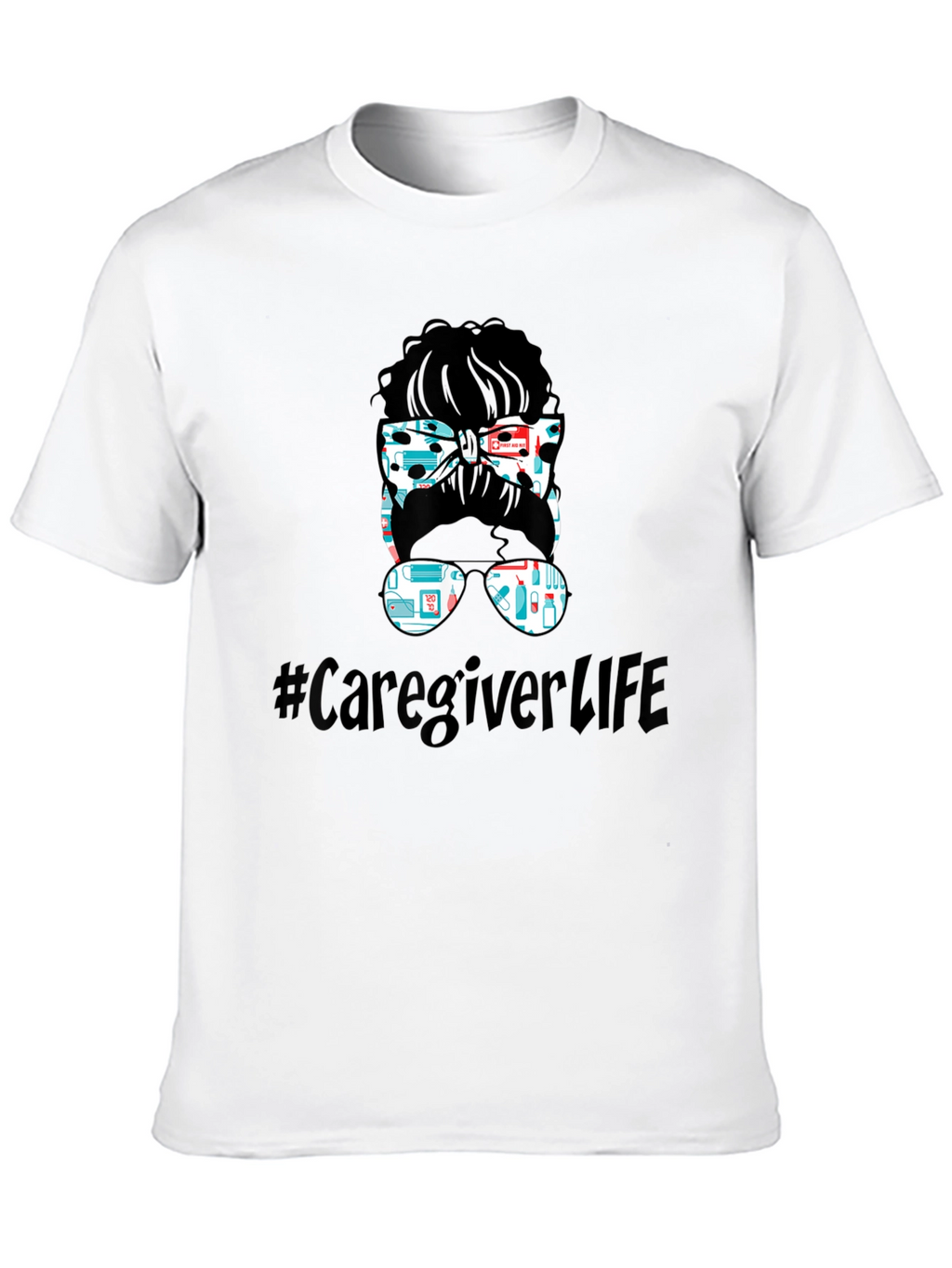 Camiseta #CaregiverLife para Cuidadores