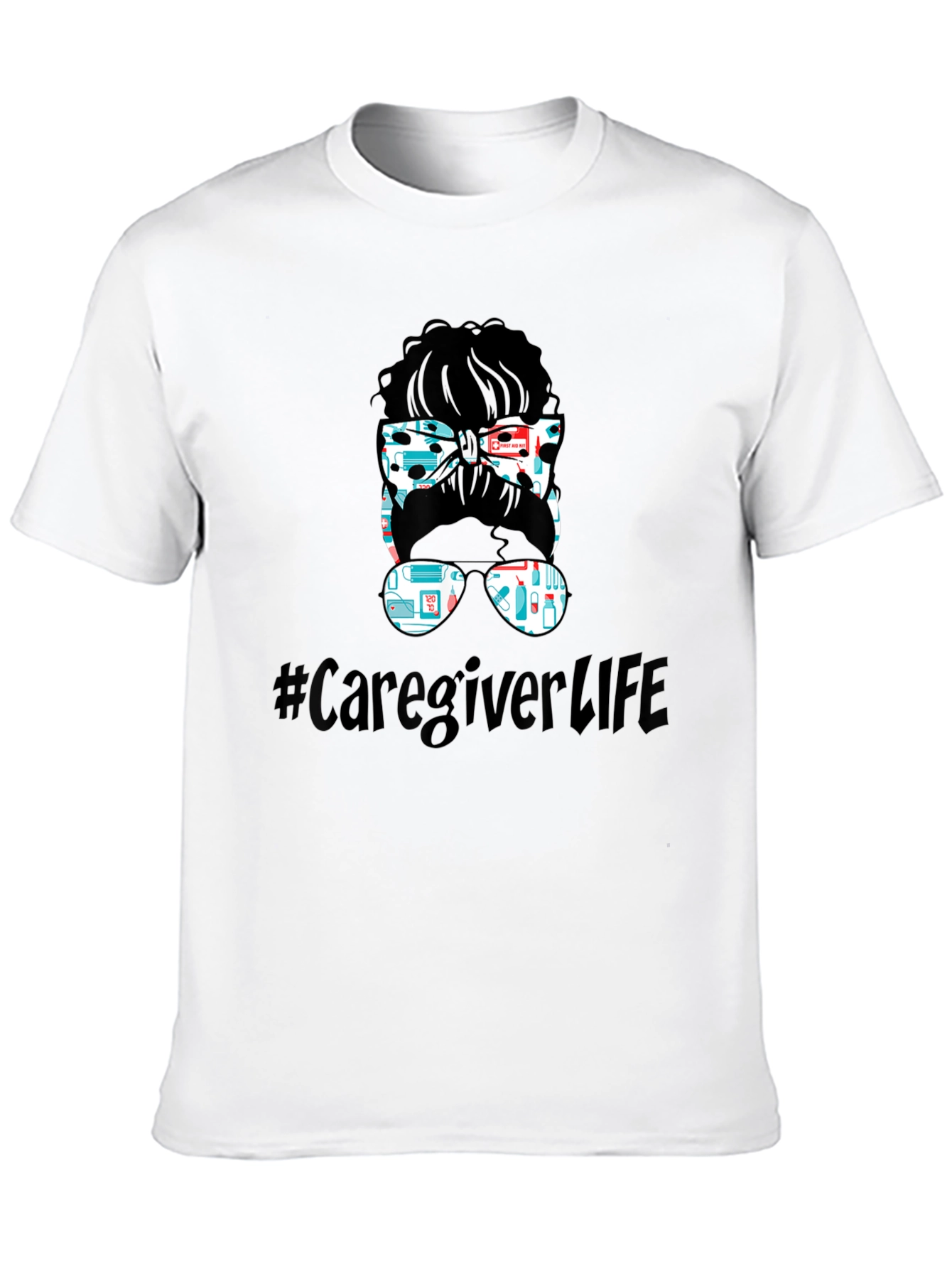 Camiseta #CaregiverLife para Cuidadores