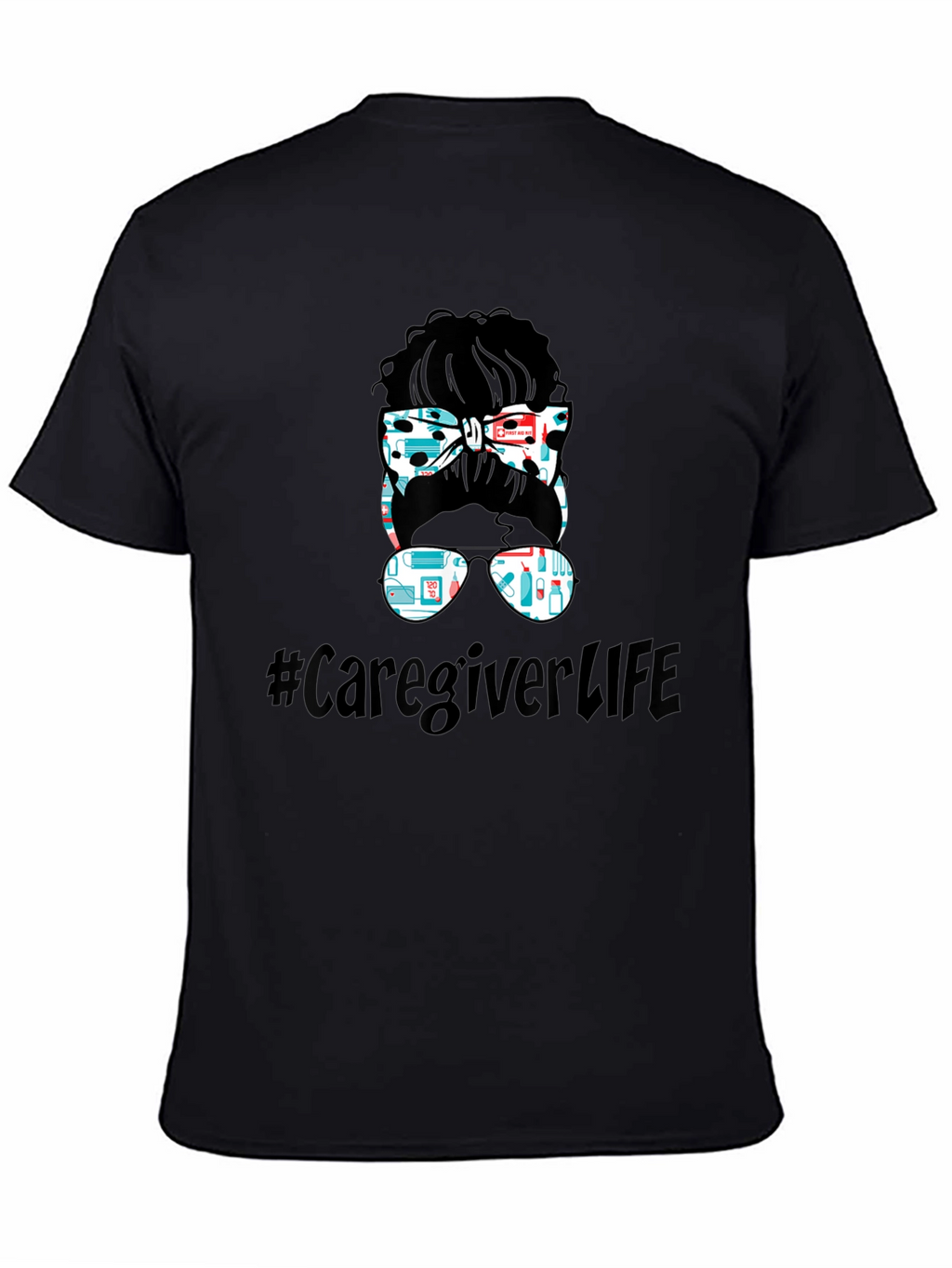Camiseta #CaregiverLife para Cuidadores