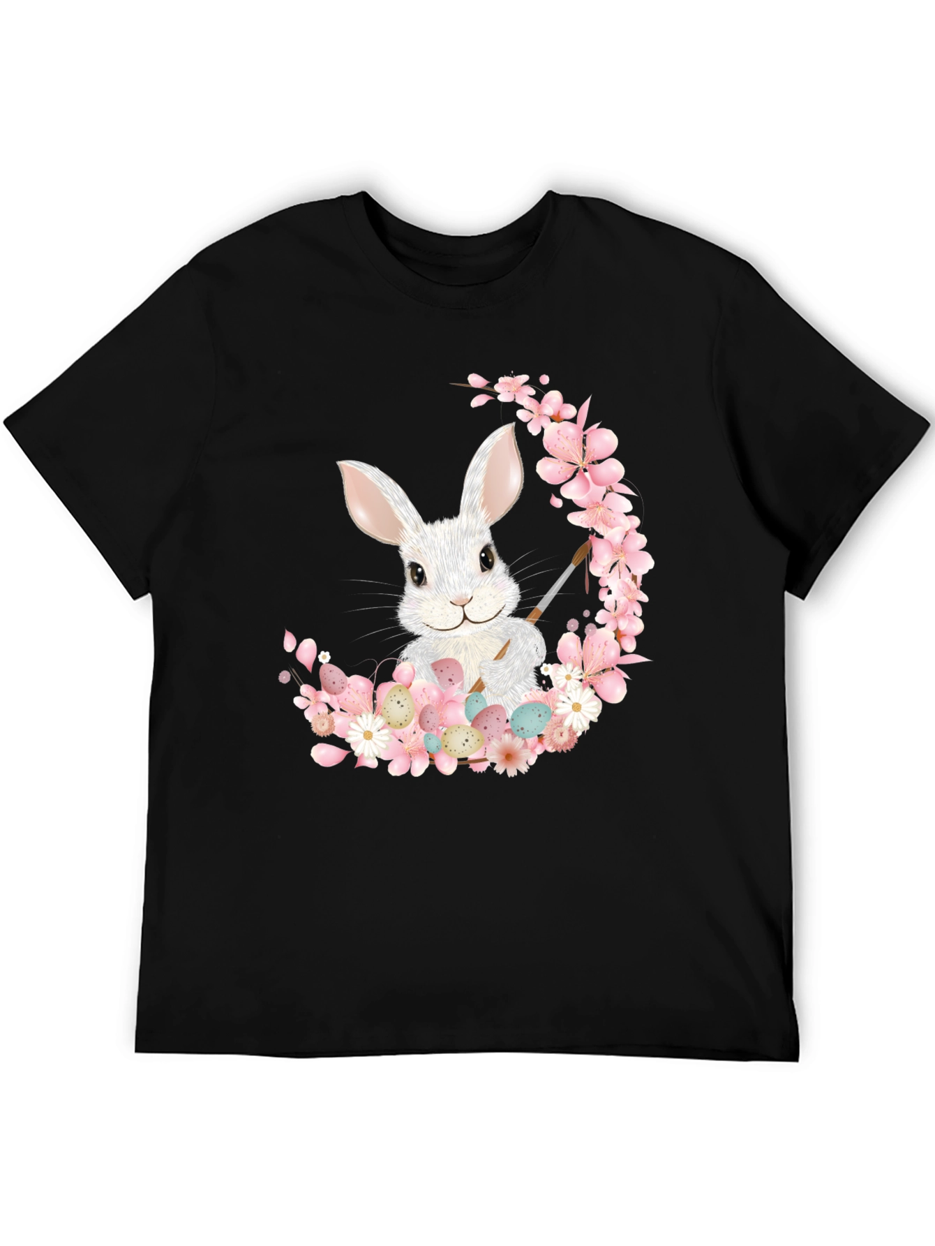 Camiseta Conejo Pascua Floral