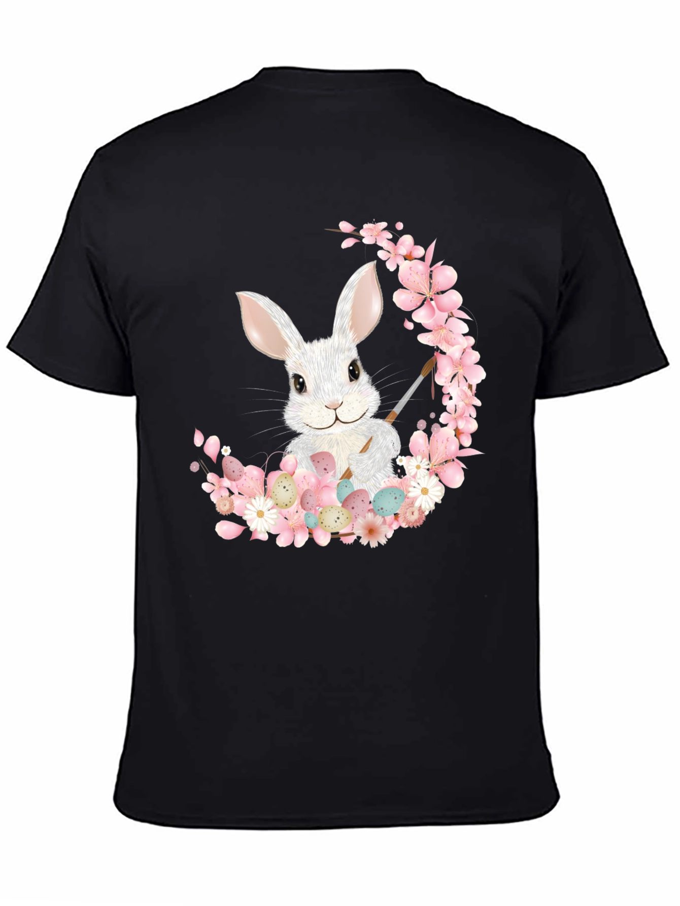 Camiseta Conejo Pascua Floral