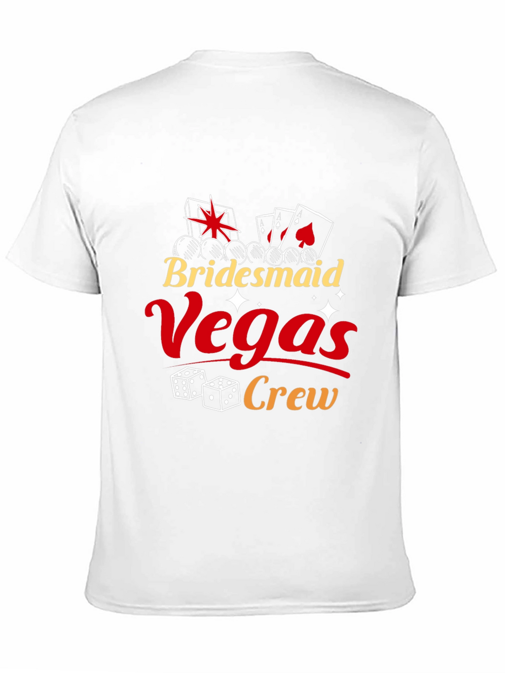 Camiseta Bridesmaid Vegas Crew Negra
