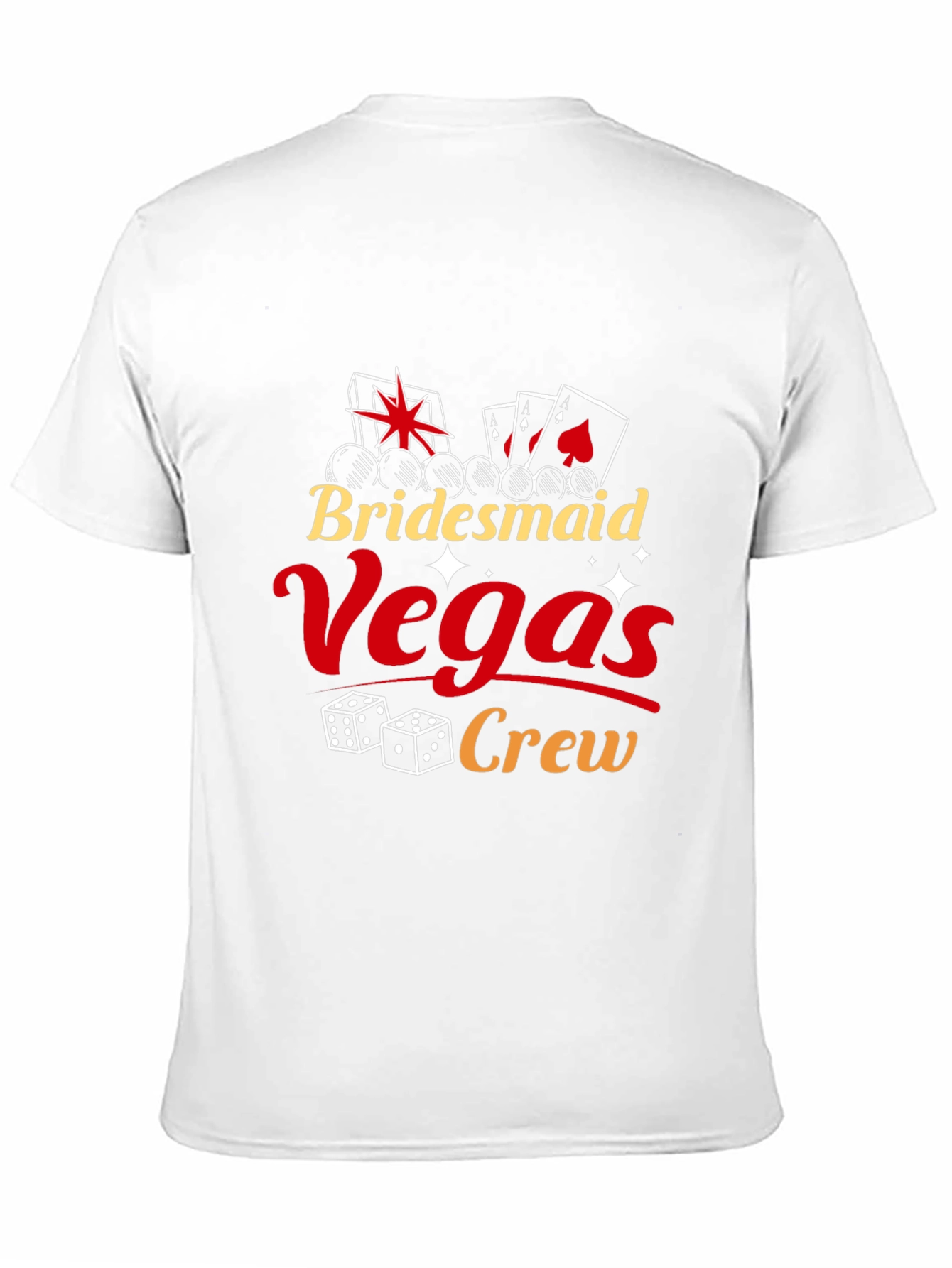 Camiseta Bridesmaid Vegas Crew Negra