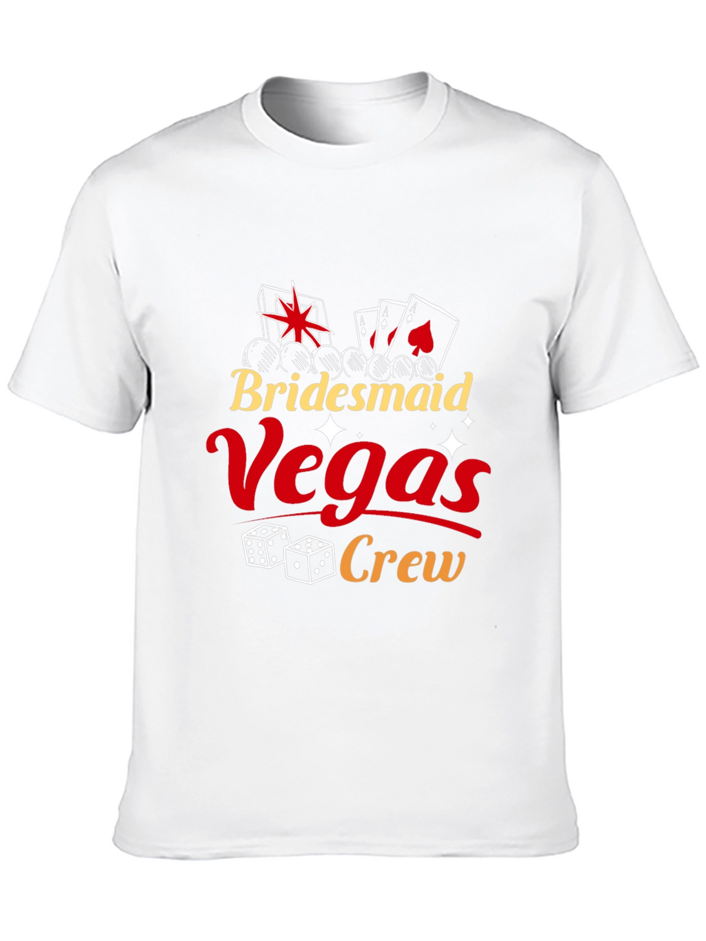 Camiseta Bridesmaid Vegas Crew Negra
