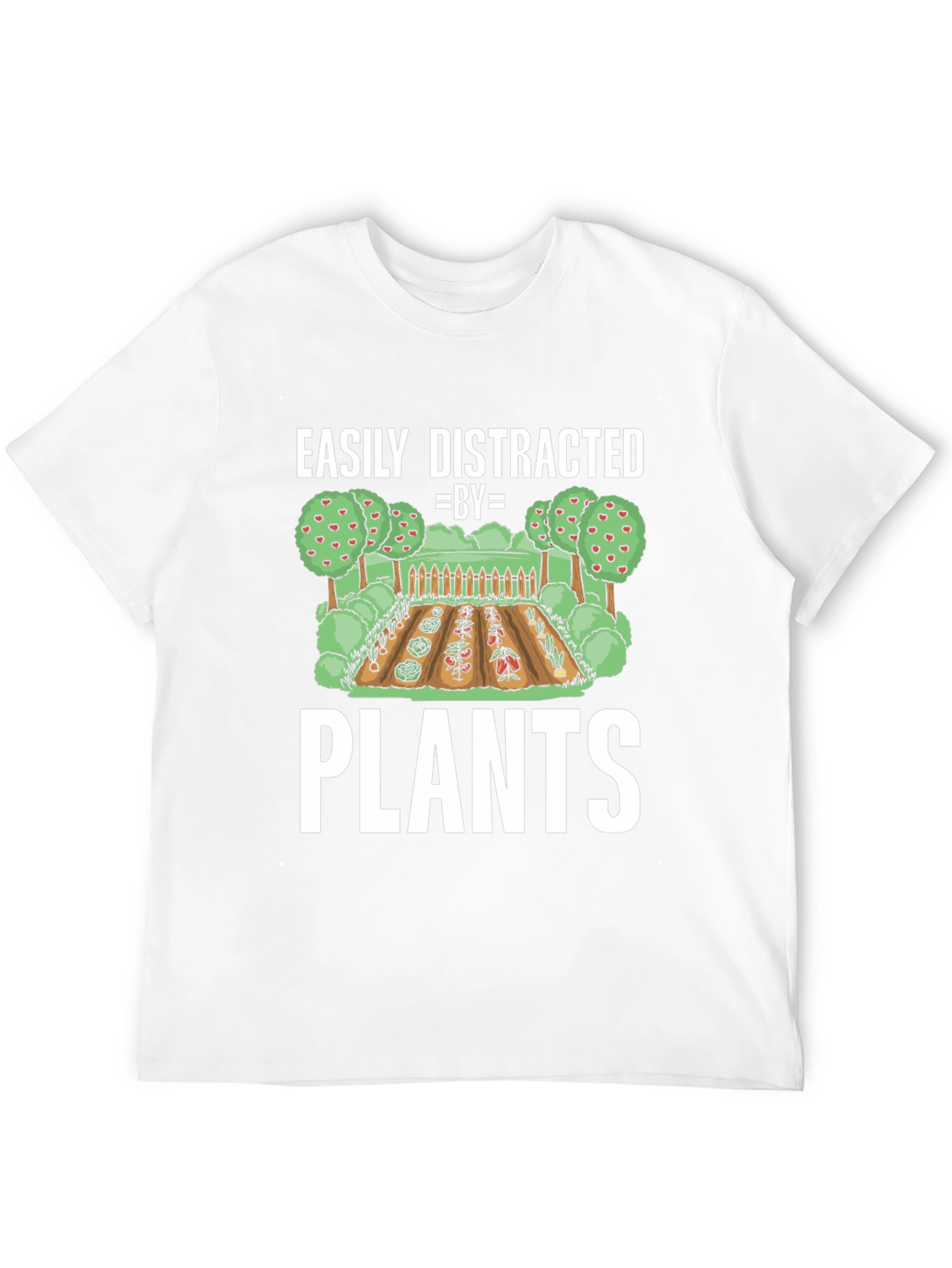 Camiseta de Jardinero: Distraído por las Plantas