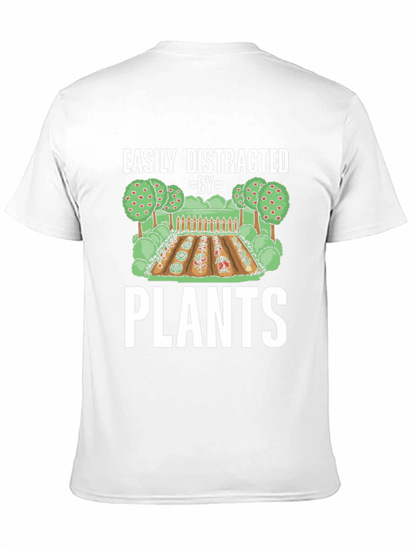Camiseta de Jardinero: Distraído por las Plantas