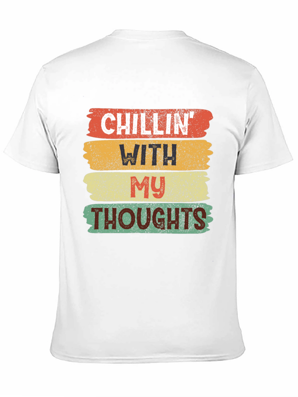 Camiseta Negra Chillin With My Thoughts