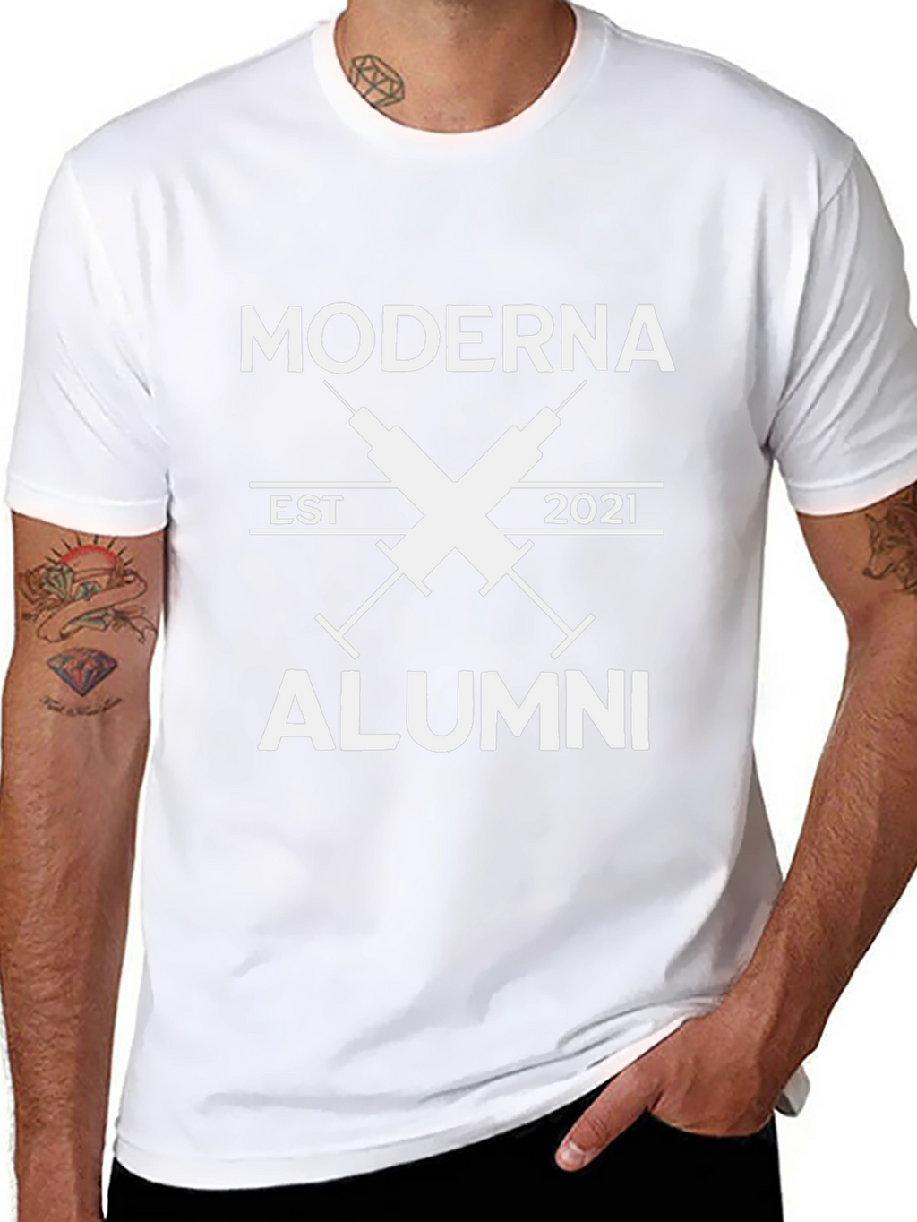 Camiseta Moderna Alumni 2021 Vacuna