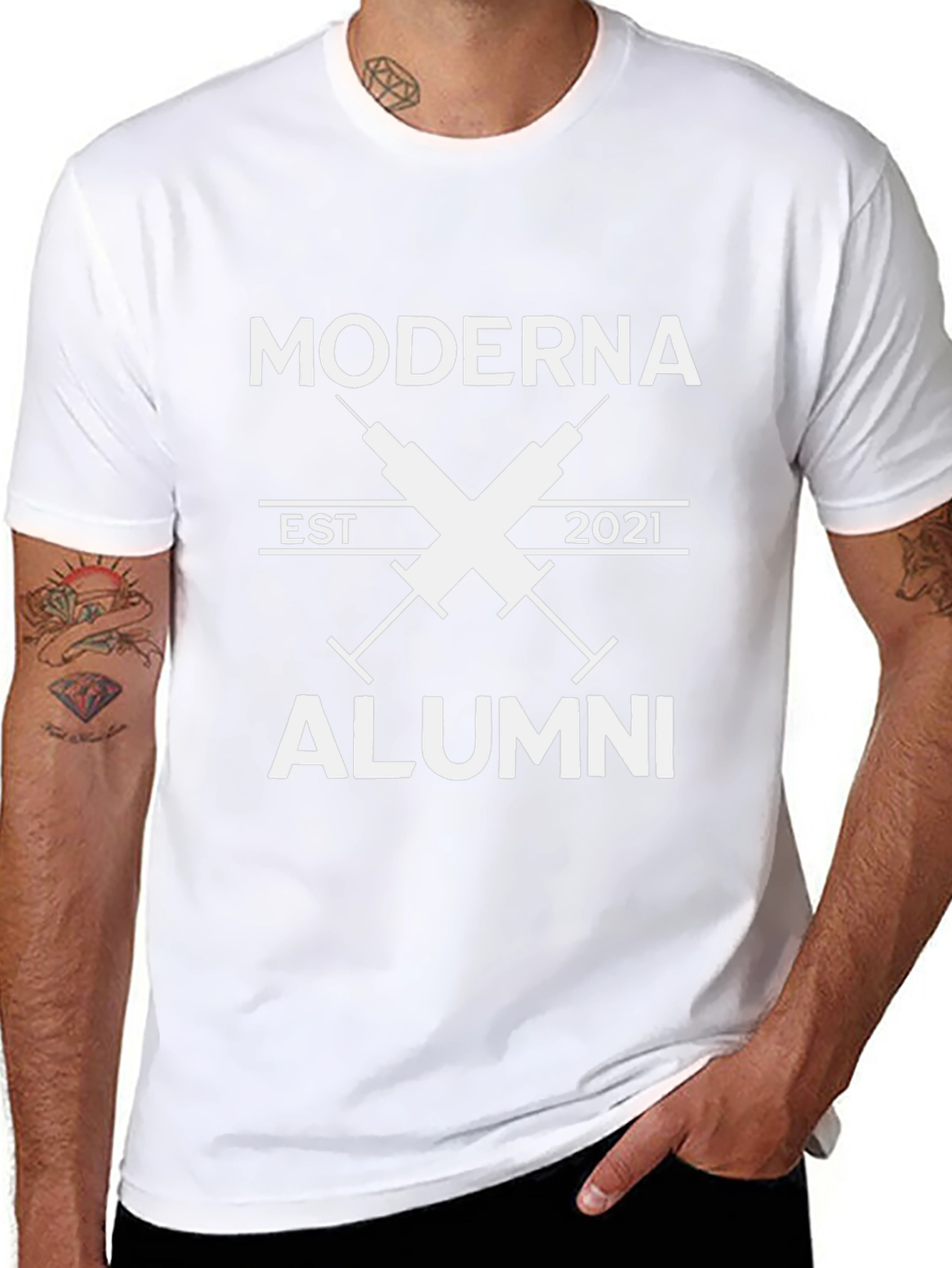 Camiseta Moderna Alumni 2021 Vacuna