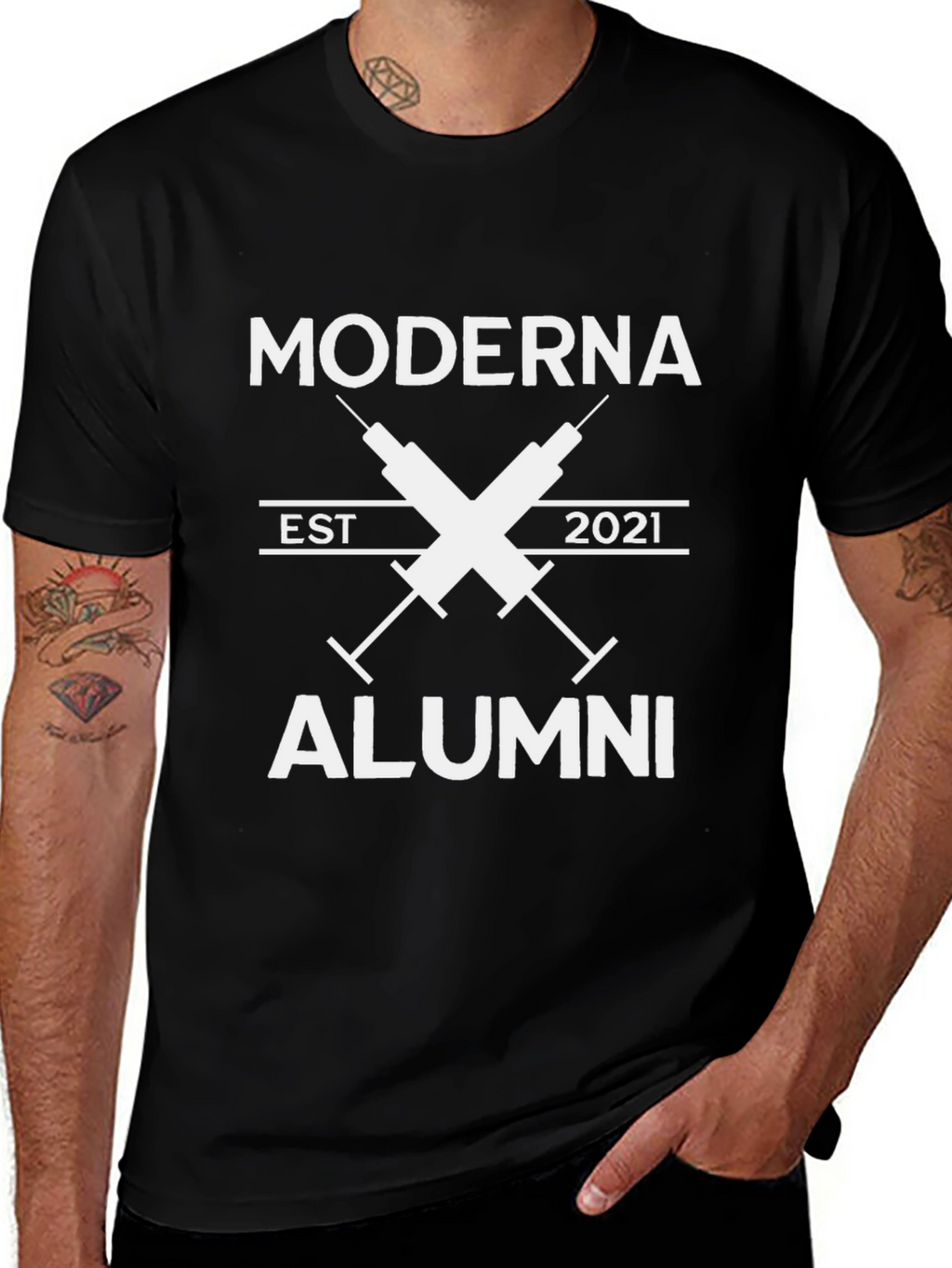 Camiseta Moderna Alumni 2021 Vacuna