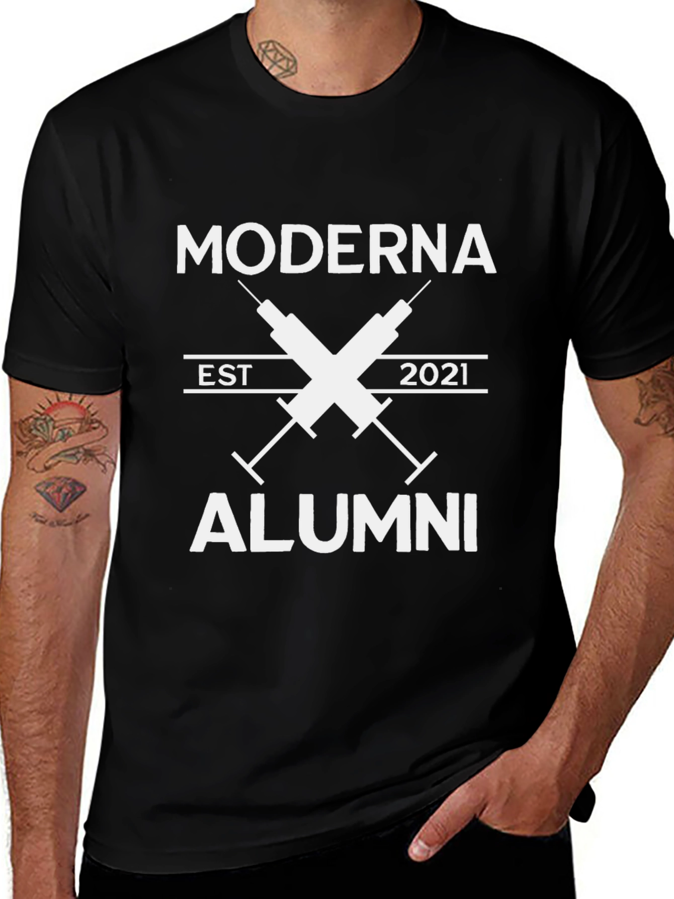 Camiseta Moderna Alumni 2021 Vacuna