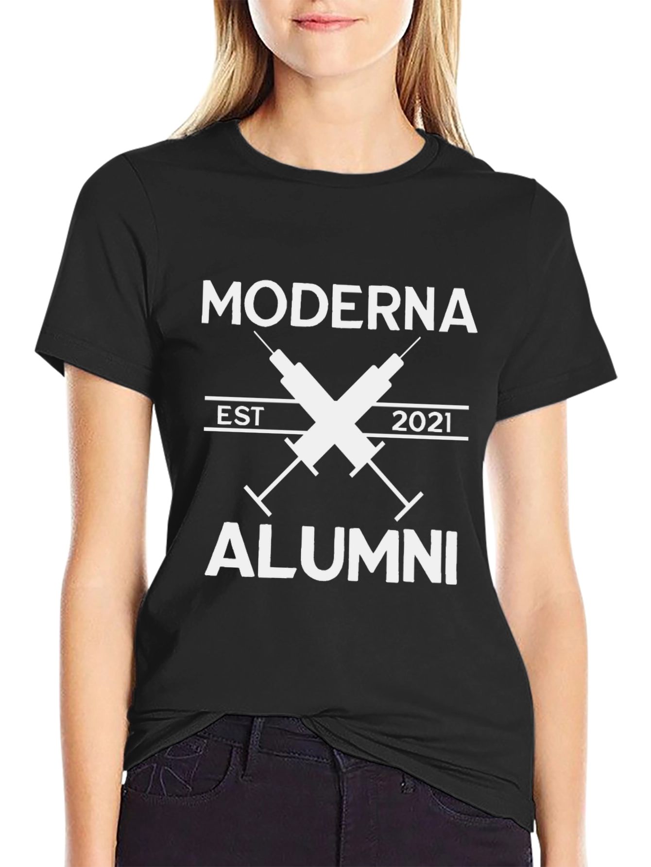 Camiseta Moderna Alumni 2021 Vacuna