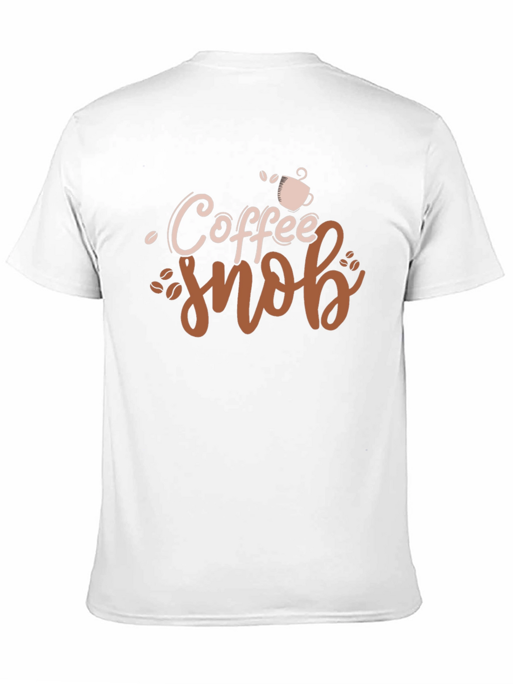 Camiseta Negra Coffee Snob Diseño Original