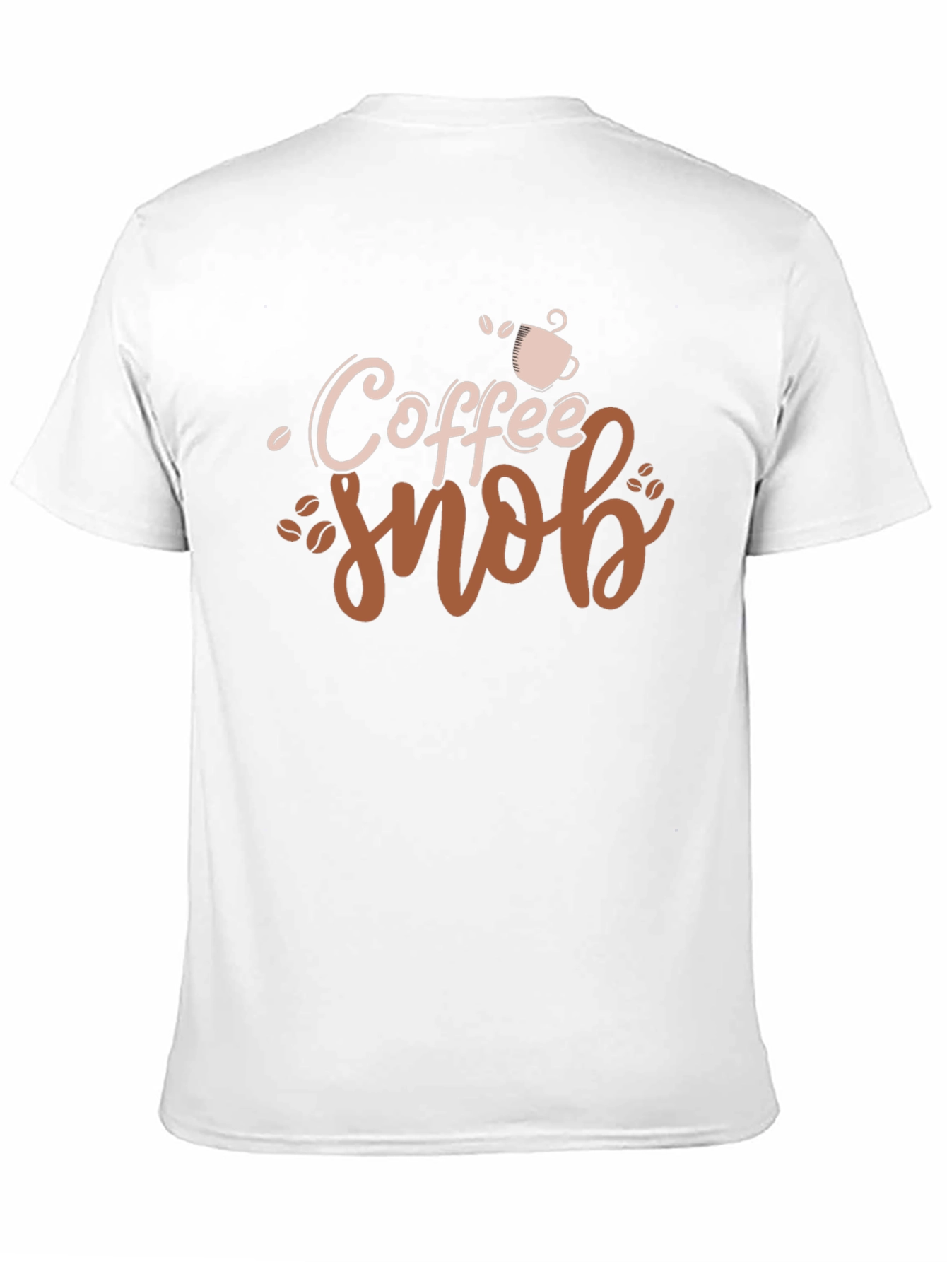 Camiseta Negra Coffee Snob Diseño Original