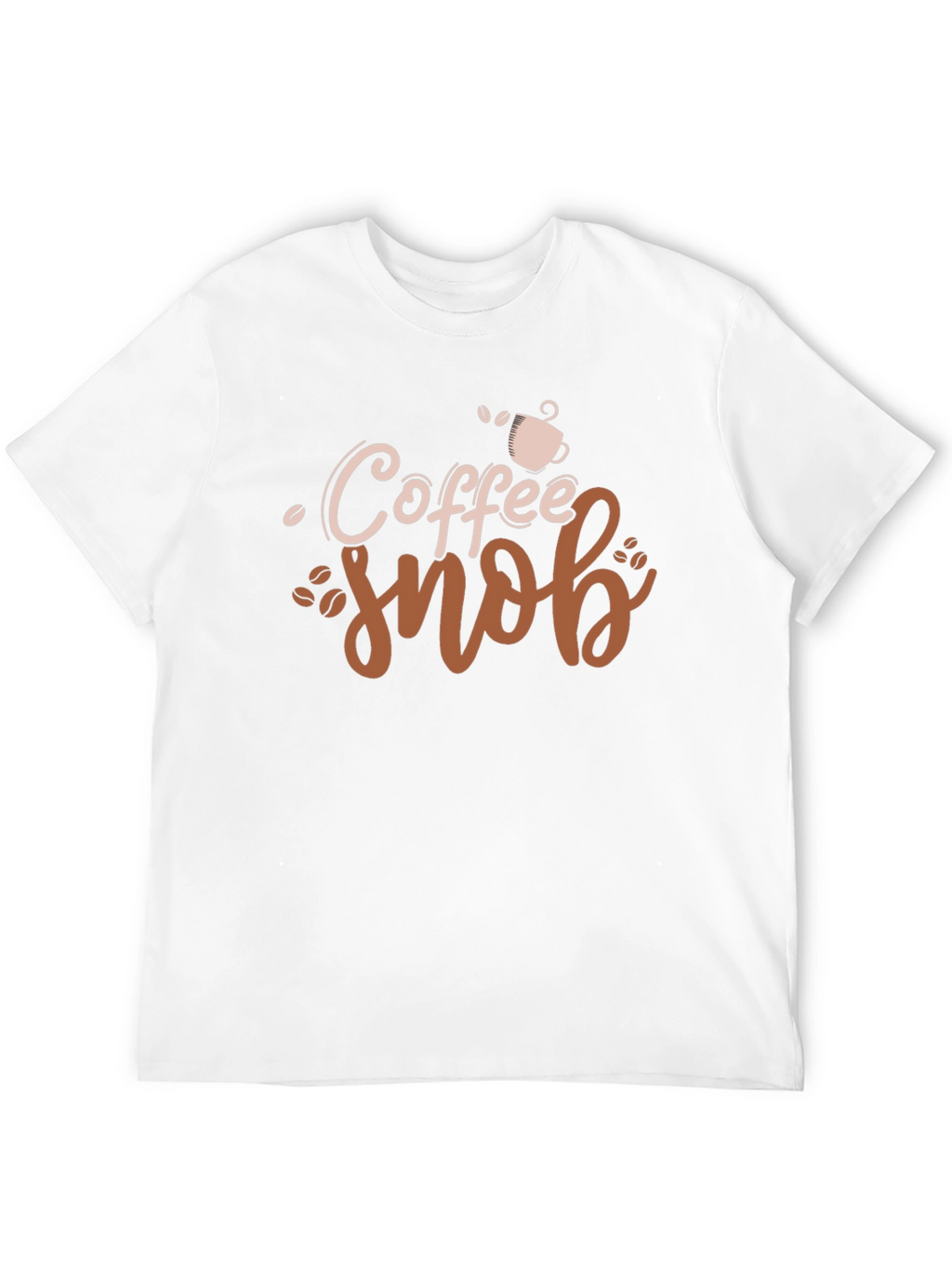 Camiseta Negra Coffee Snob Diseño Original