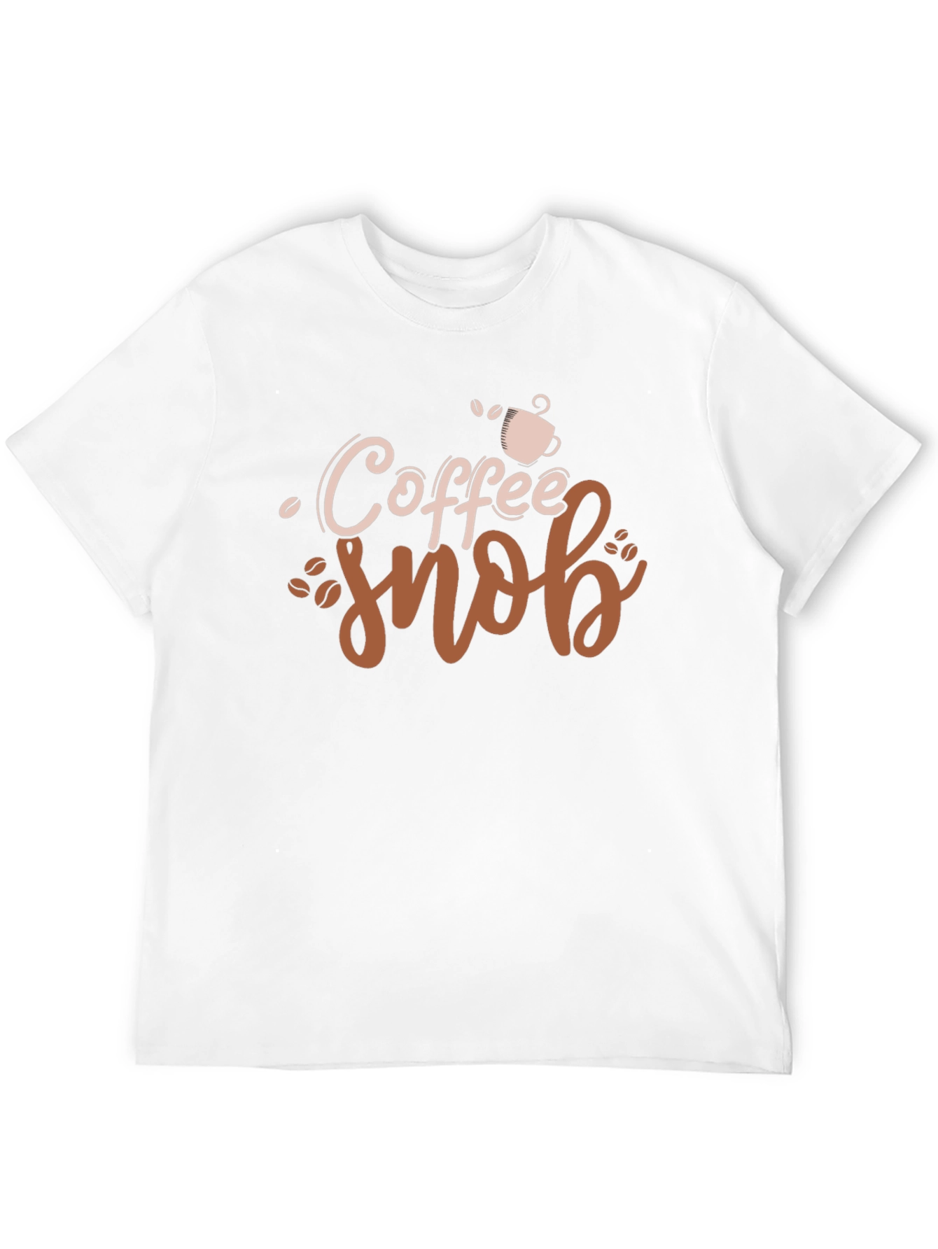 Camiseta Negra Coffee Snob Diseño Original