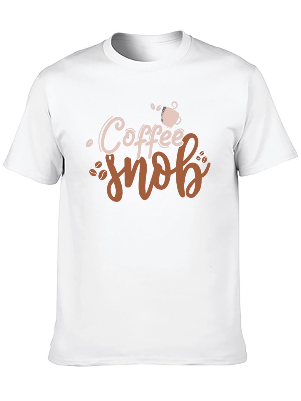 Camiseta Negra Coffee Snob Diseño Original