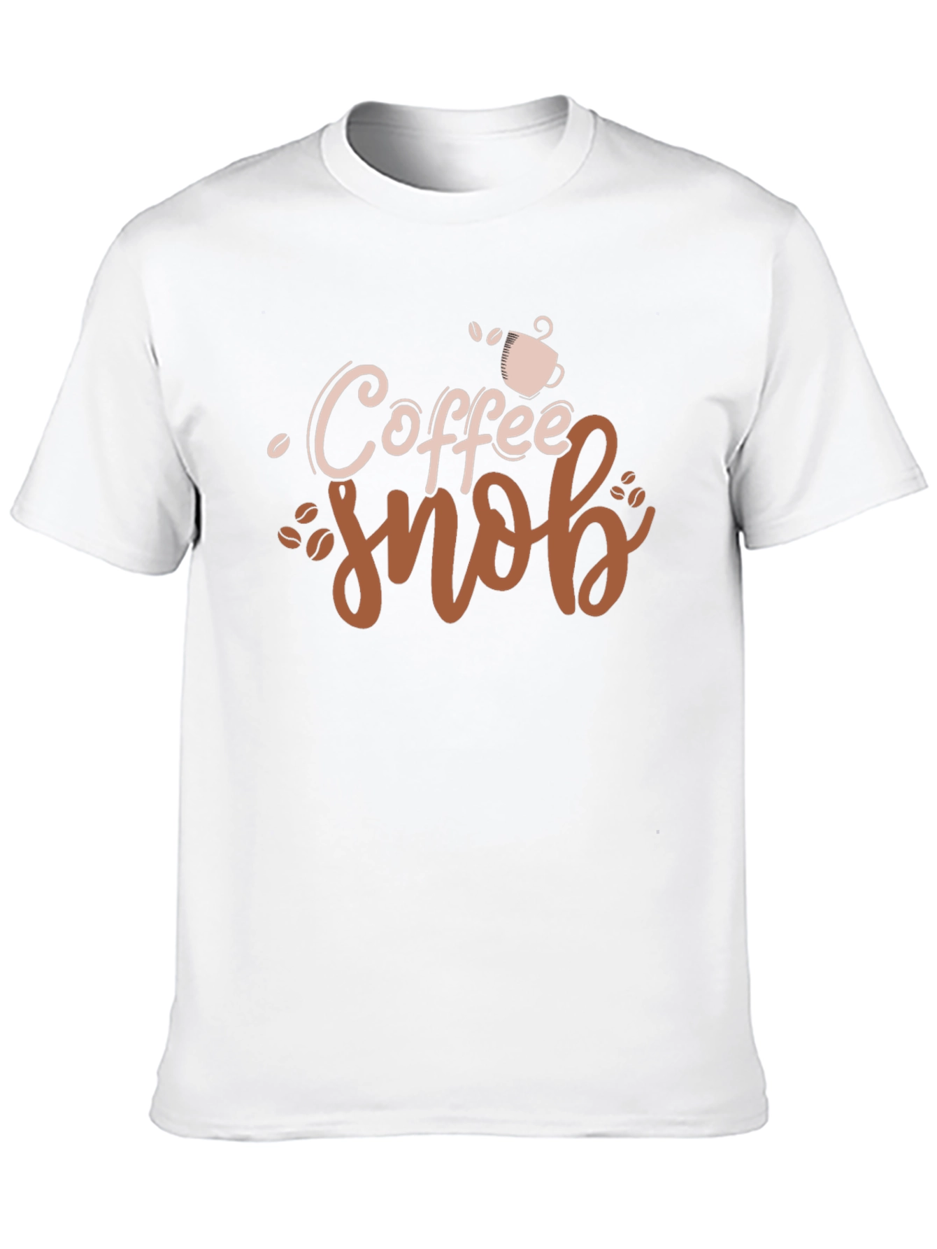 Camiseta Negra Coffee Snob Diseño Original