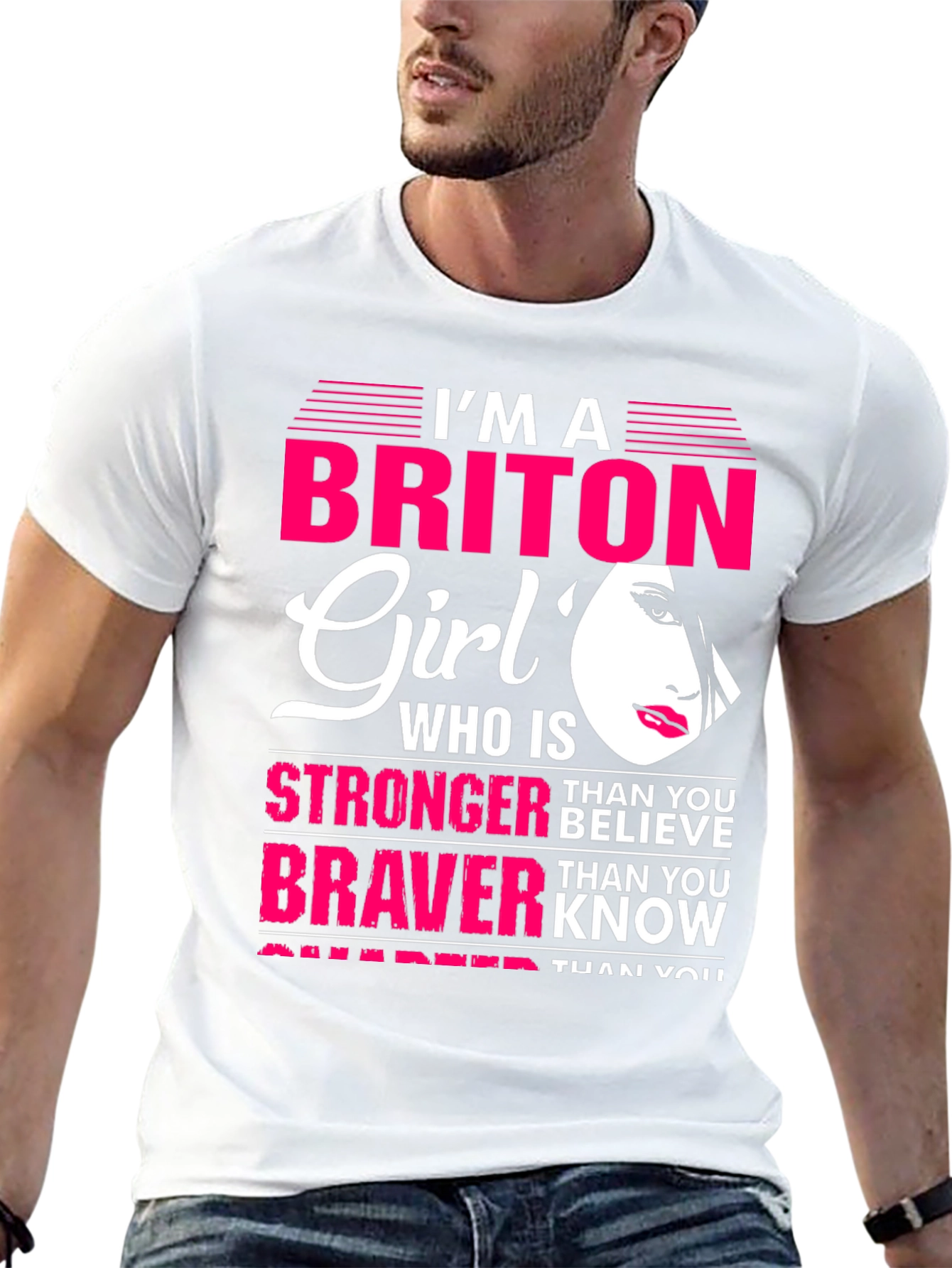Camiseta Briton Girl para Mujer - Fuerte y Valiente