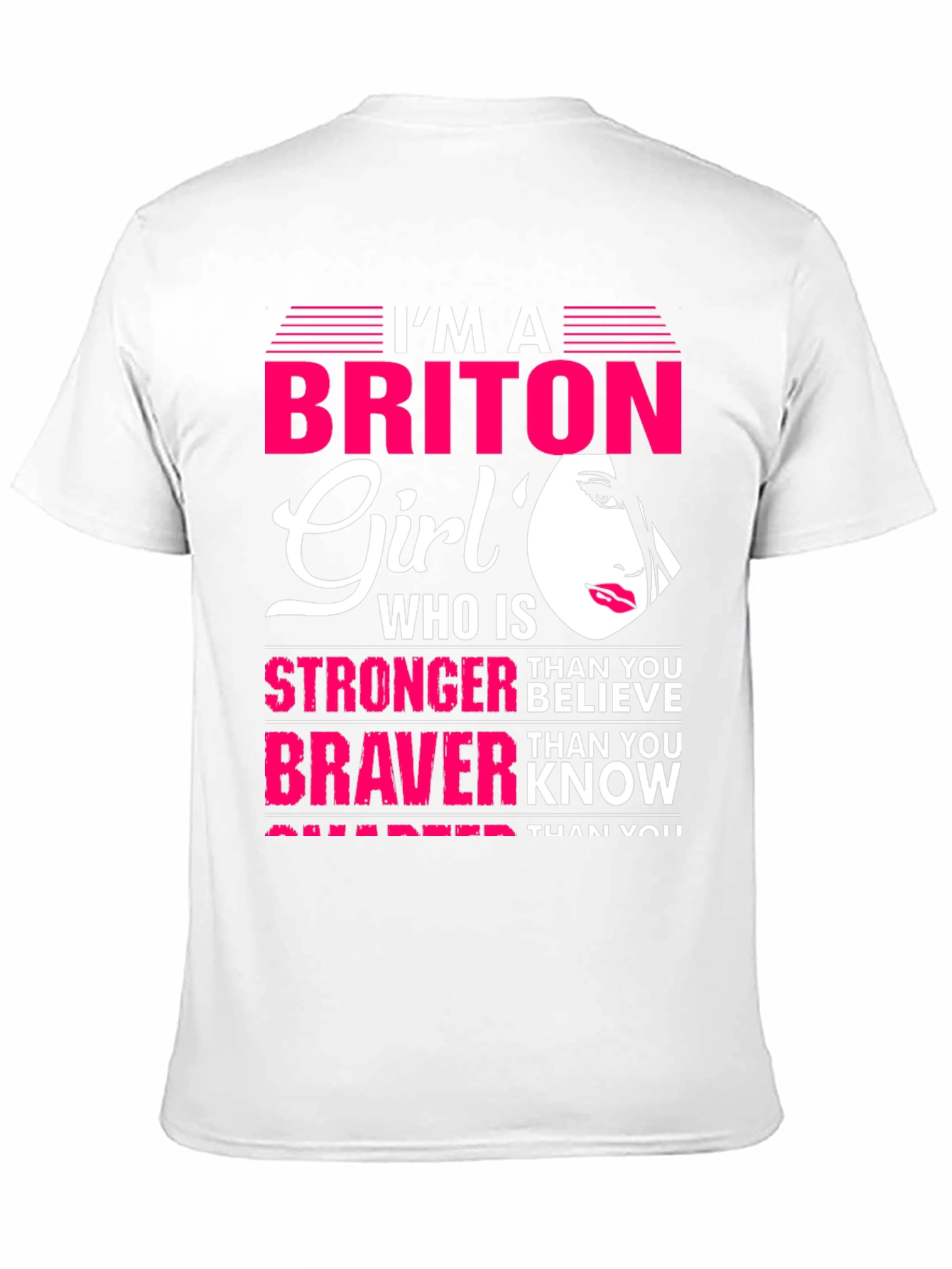 Camiseta Briton Girl para Mujer - Fuerte y Valiente