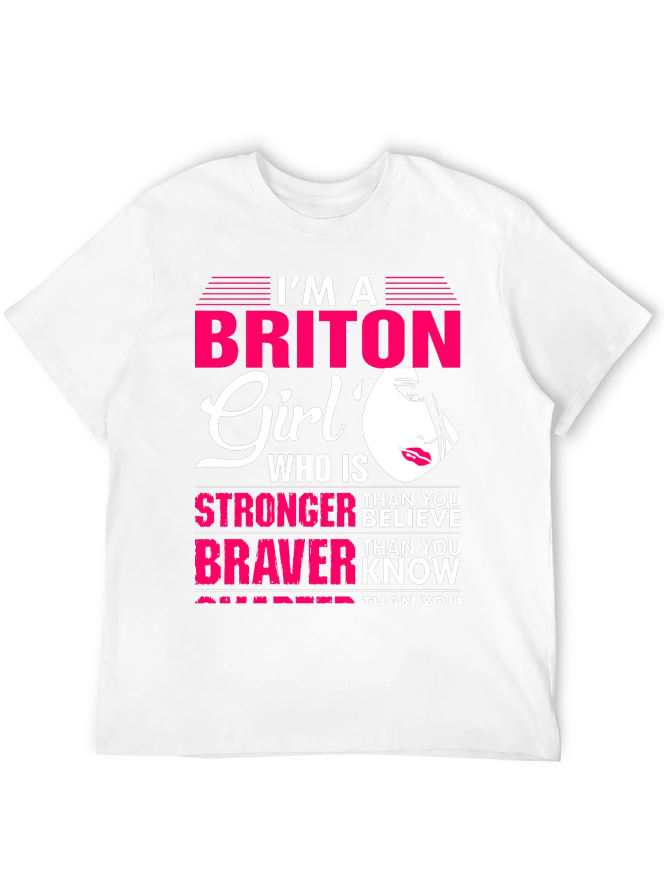 Camiseta Briton Girl para Mujer - Fuerte y Valiente