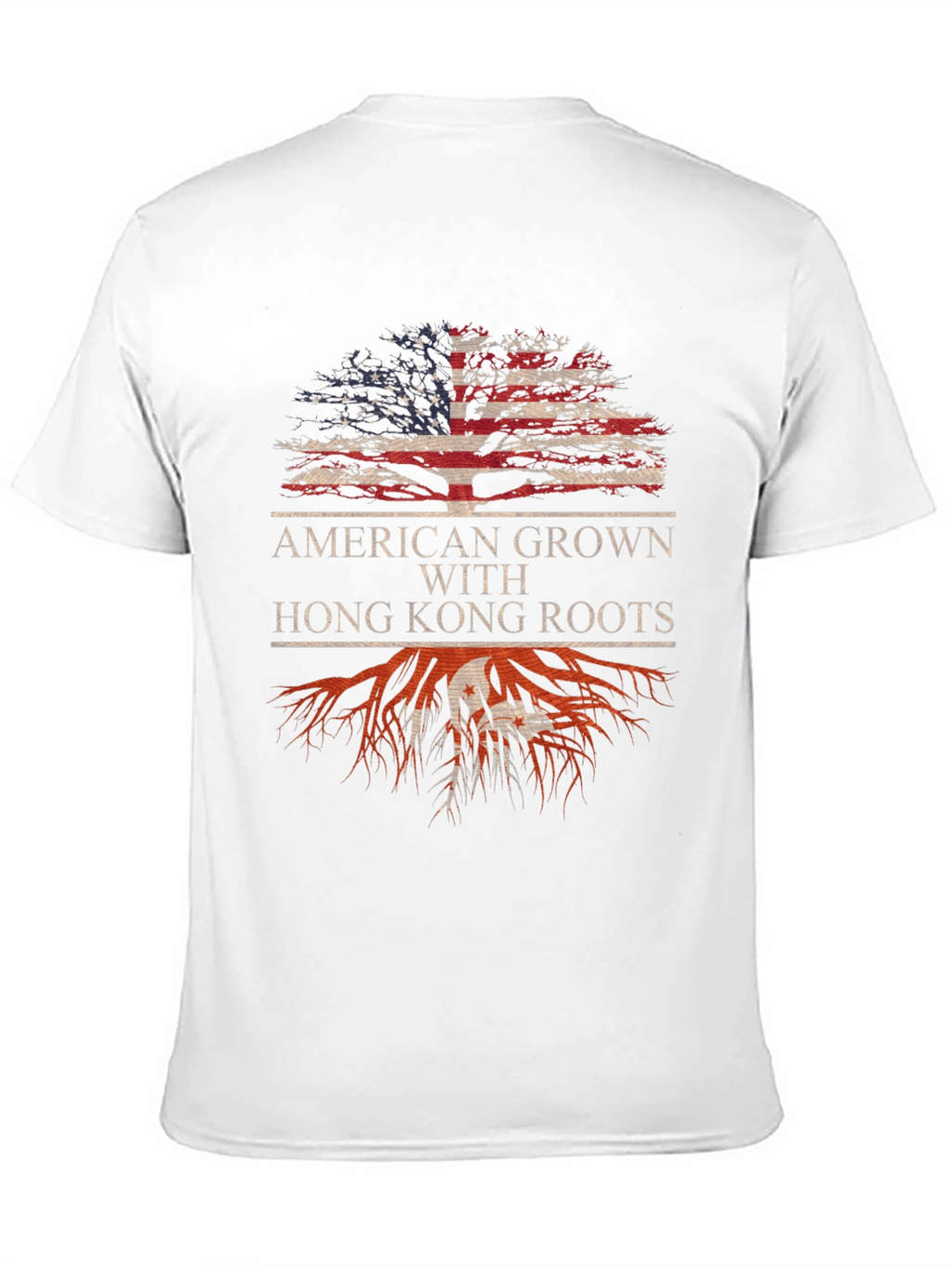 Camiseta Americana con Raíces de Hong Kong