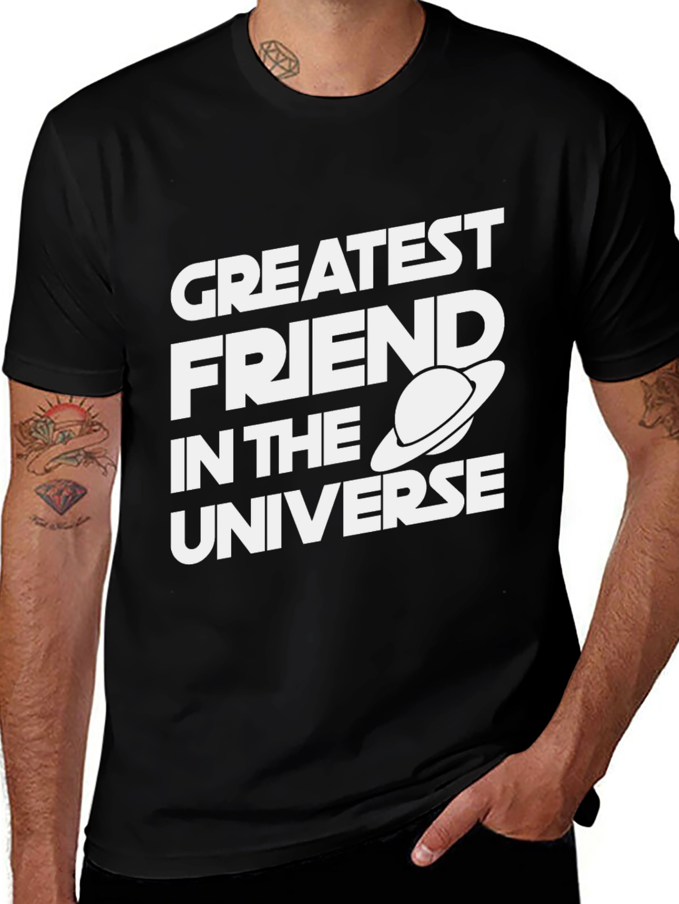 Camiseta El Mejor Amigo del Universo Negra