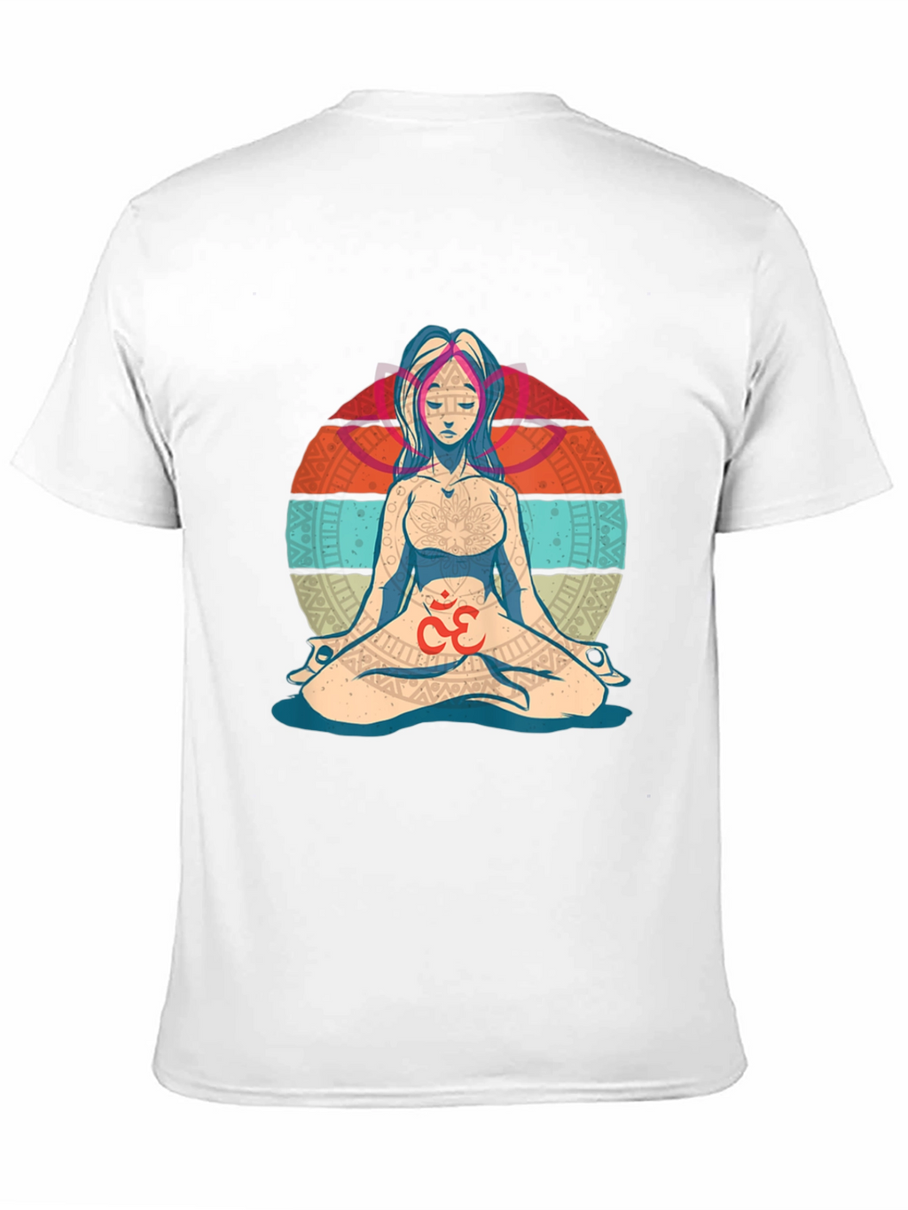 Camiseta Hombre Diseño Yoga Om Meditación