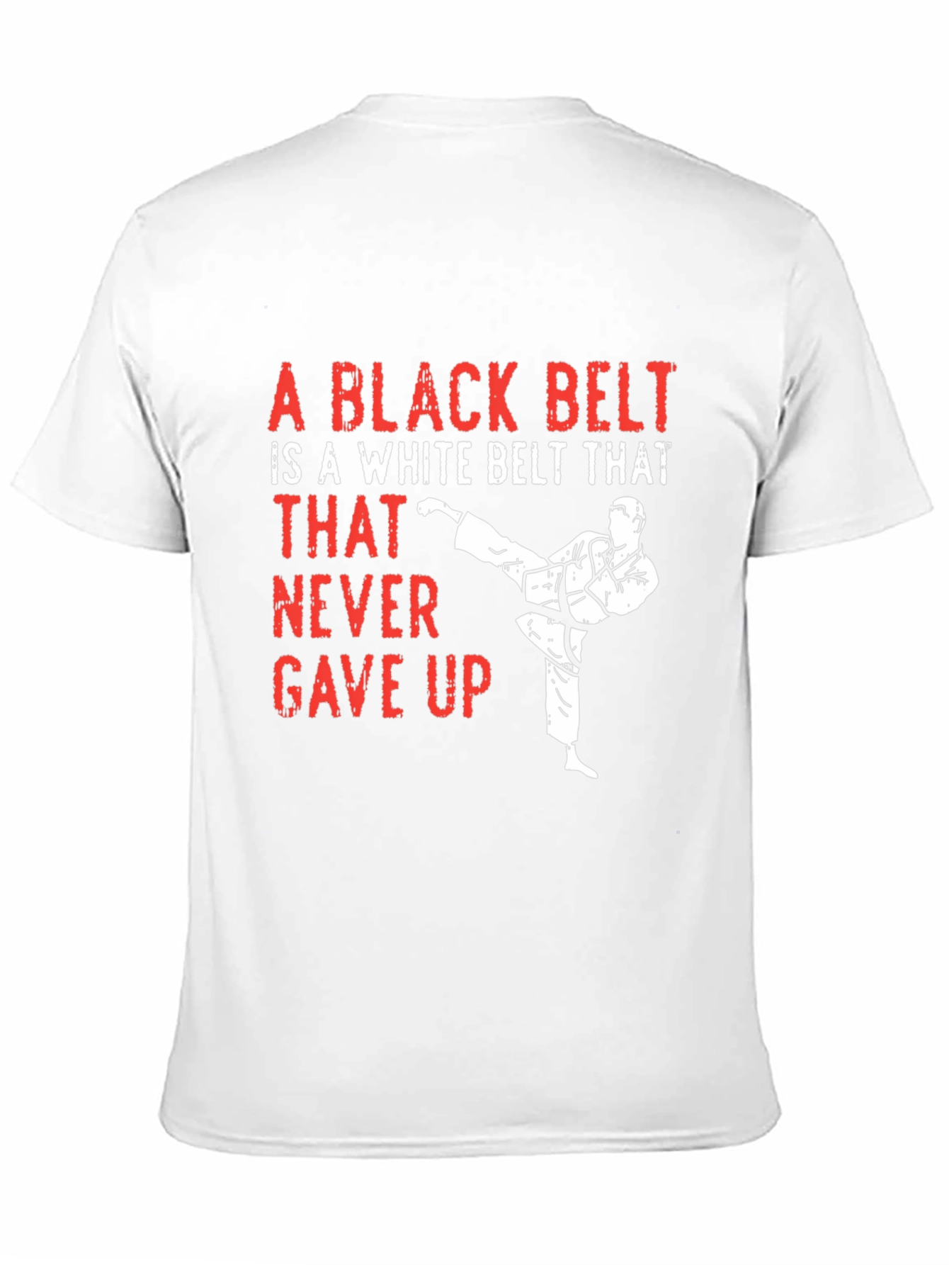 Camiseta Negra Cinturón Negro