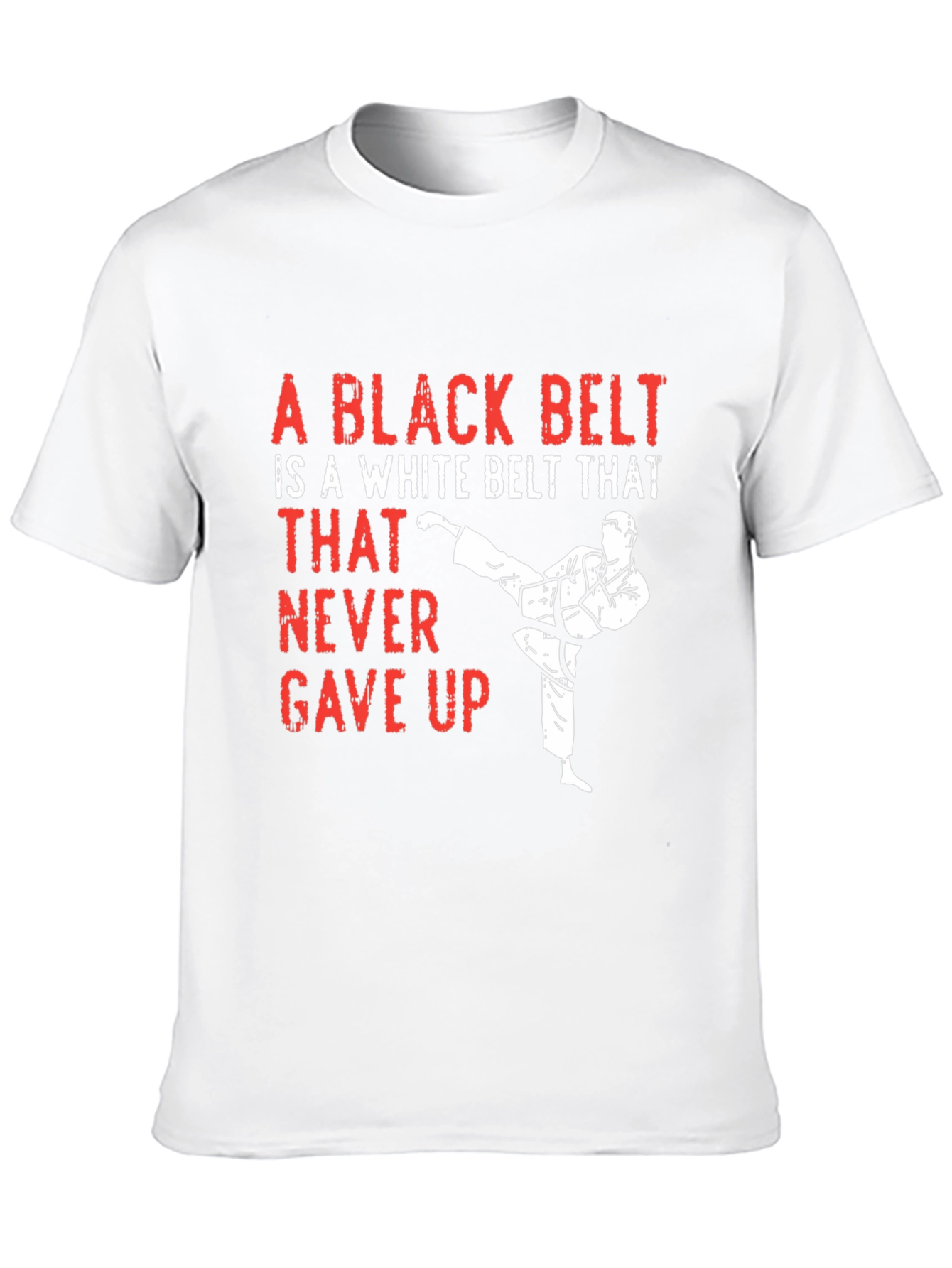 Camiseta Negra Cinturón Negro