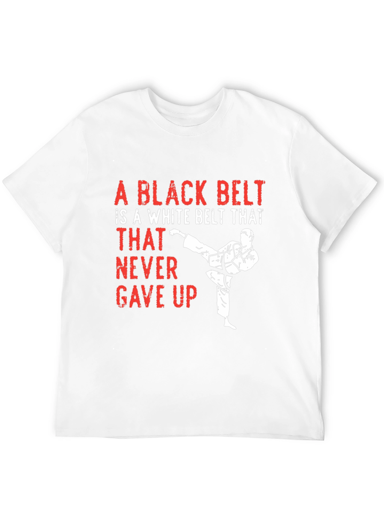 Camiseta Negra Cinturón Negro