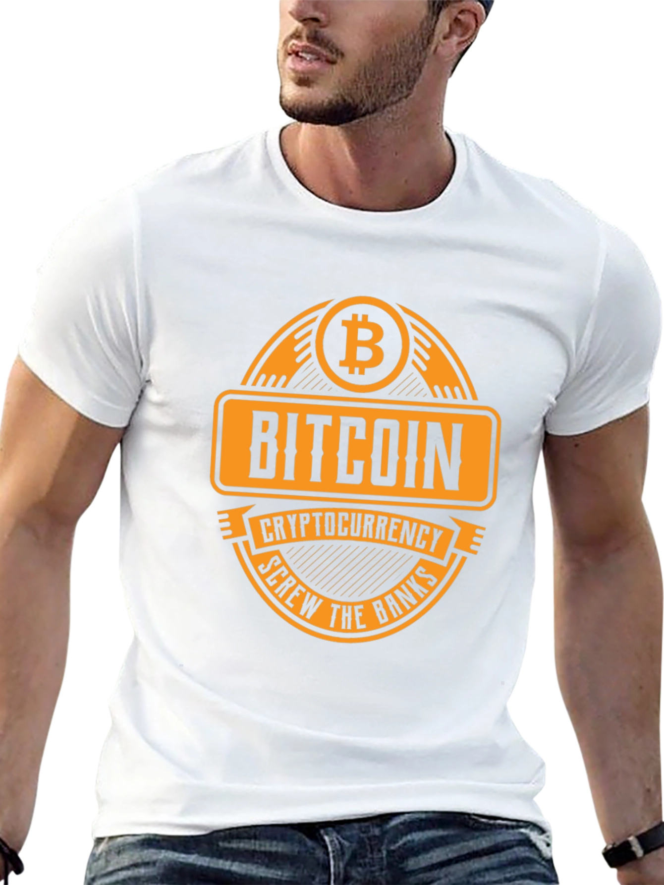 Camiseta Bitcoin Screw the Banks