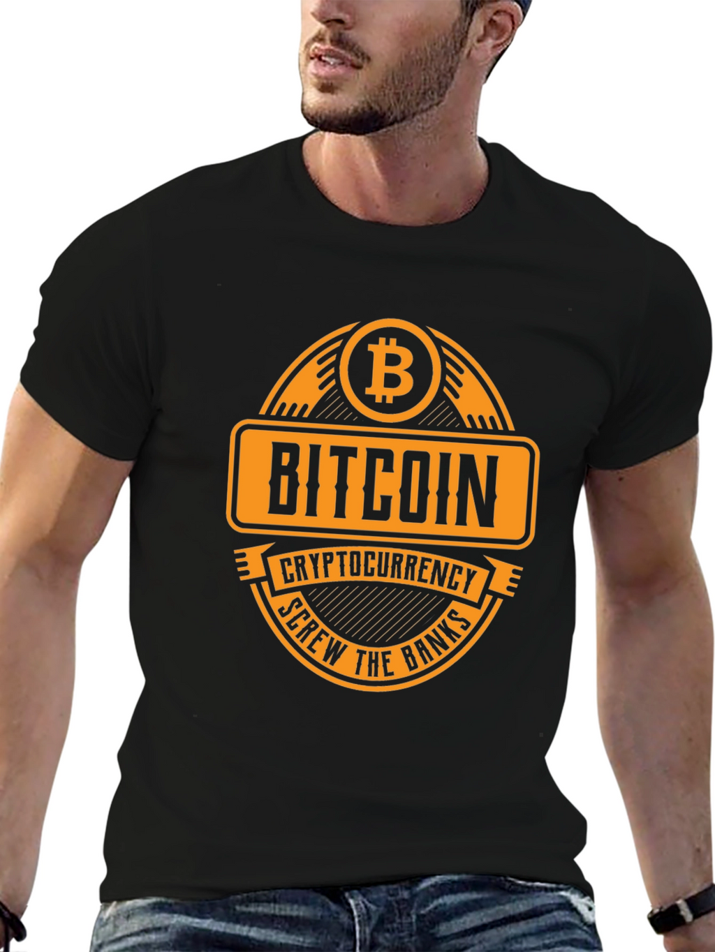 Camiseta Bitcoin Screw the Banks