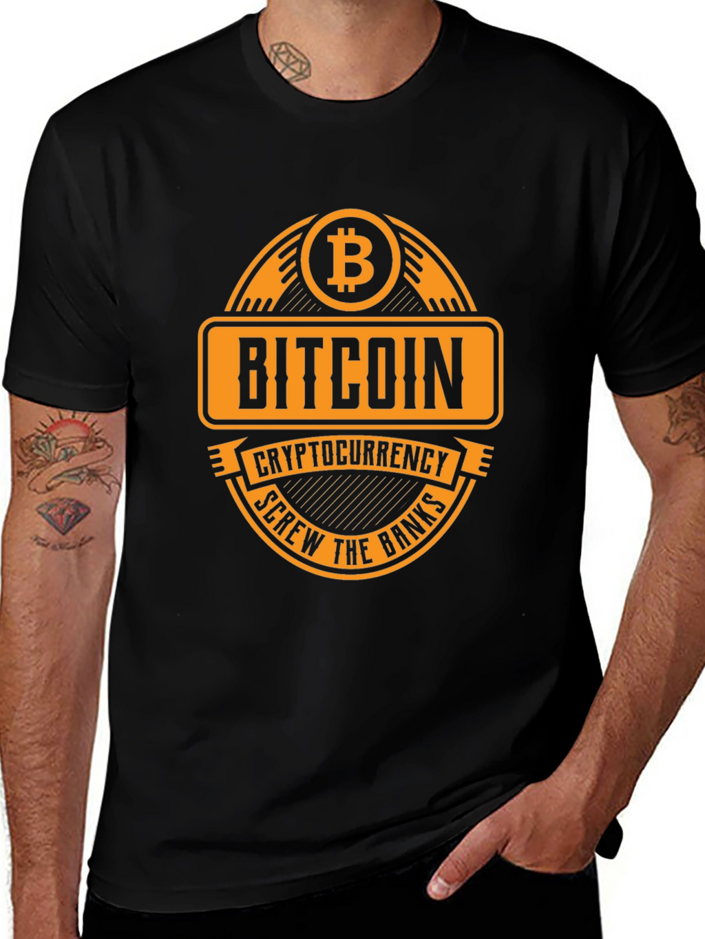 Camiseta Bitcoin Screw the Banks