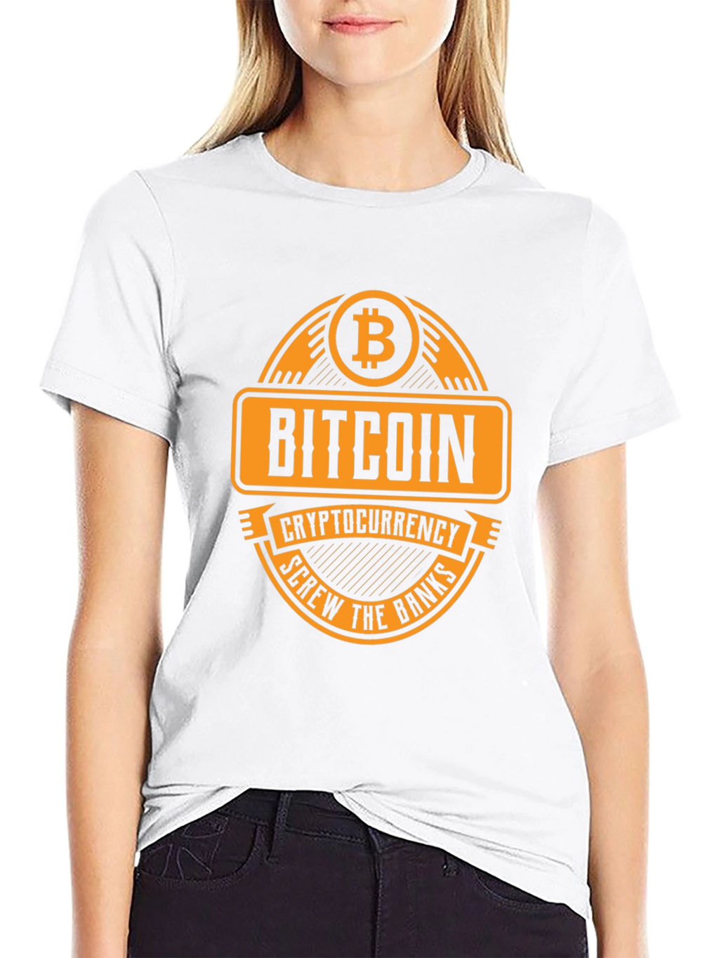 Camiseta Bitcoin Screw the Banks