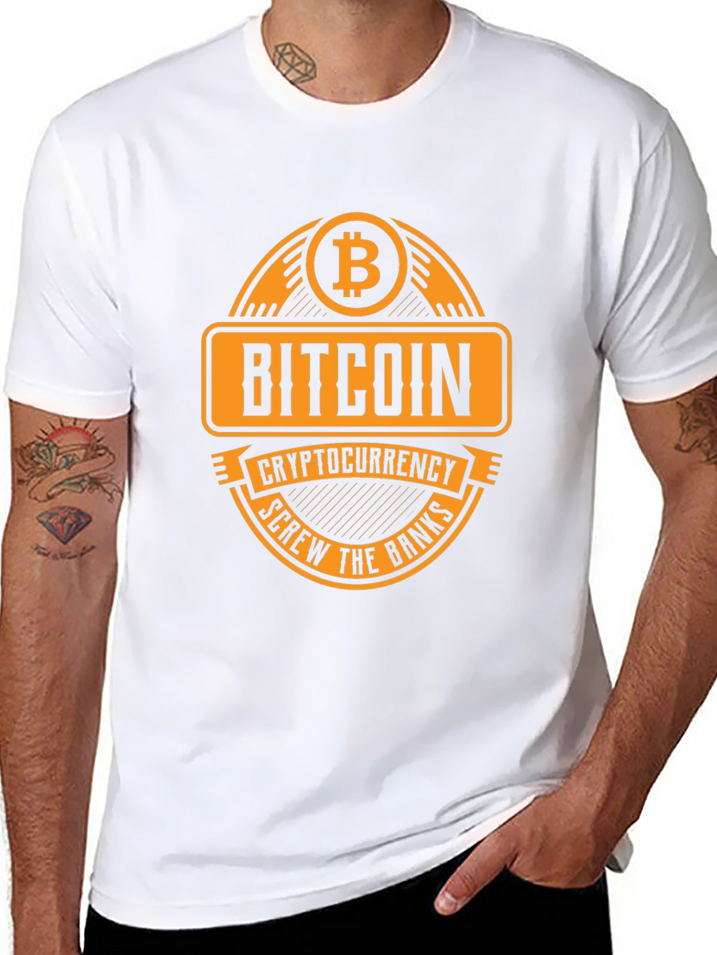 Camiseta Bitcoin Screw the Banks